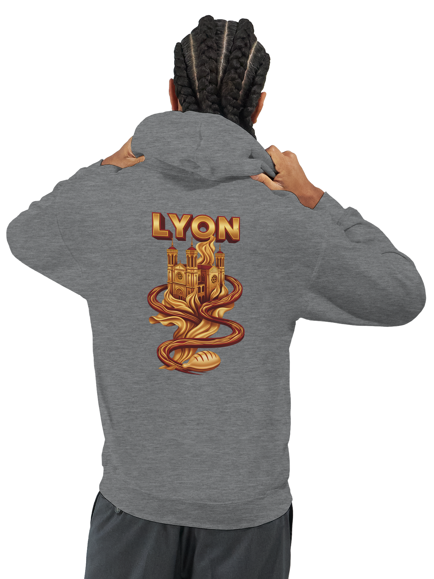 Unisex Hoodie Lyon France Classic | Gildan® 18500