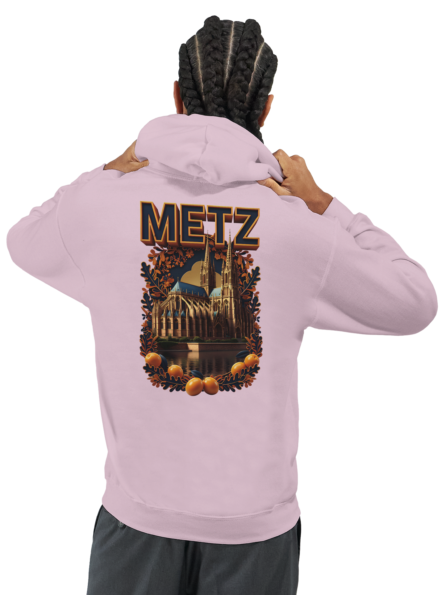 Unisex-Hoodie Metz Stadt Frankreich klassisch | Gildan® 18500