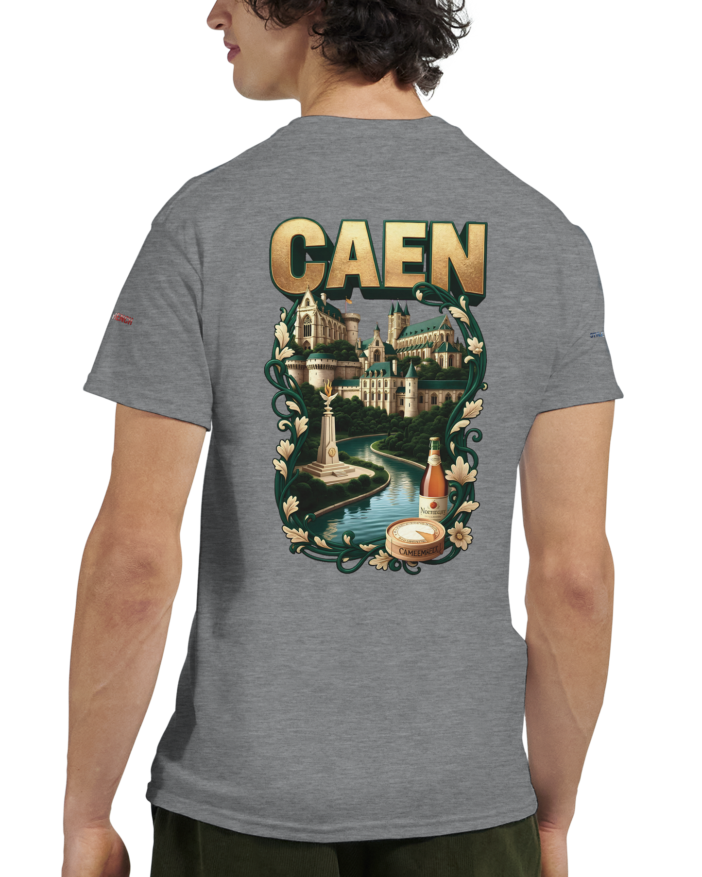 Unisex-T-Shirt Caen Stadt in Frankreich | Gildan® 5000