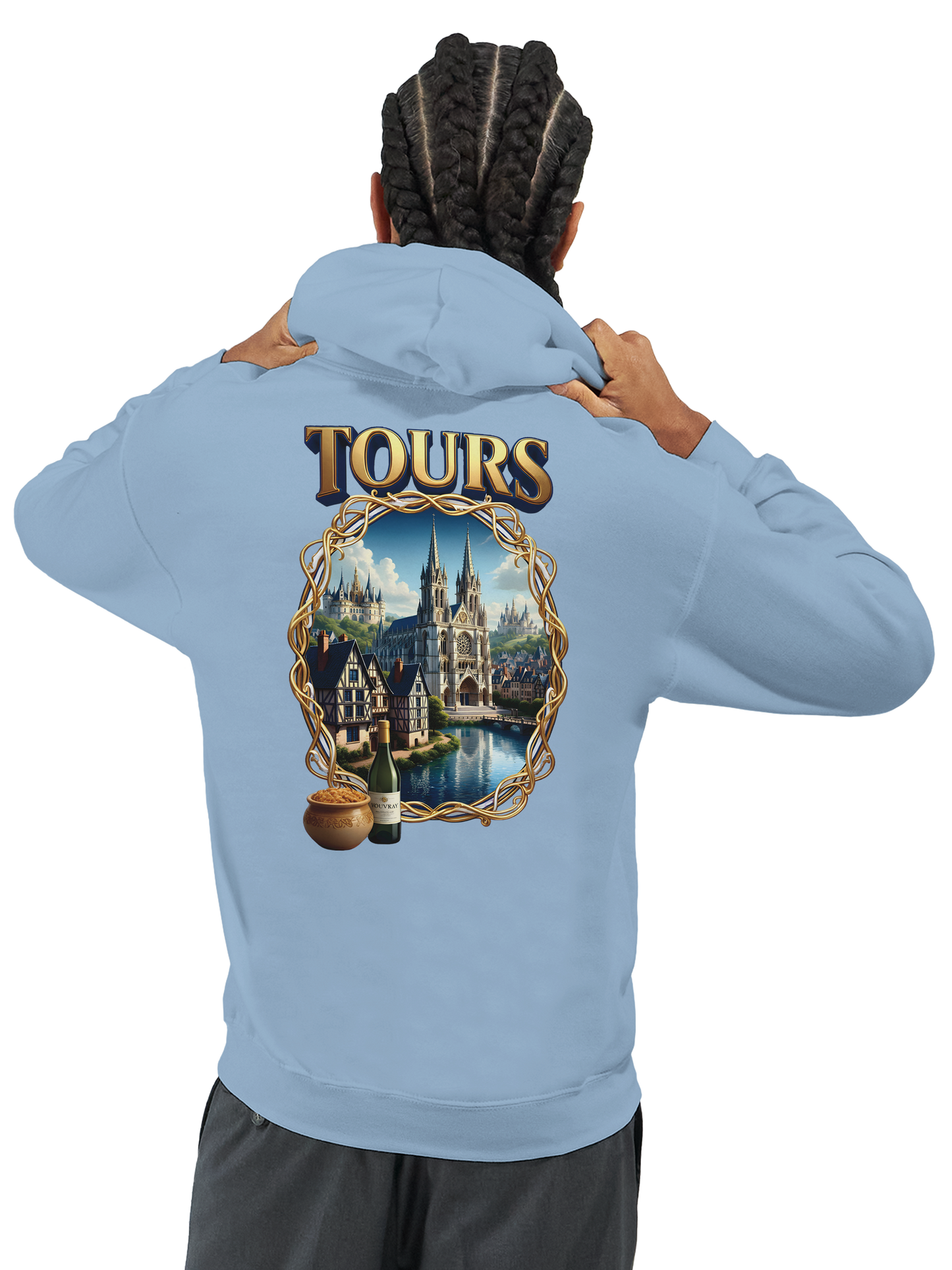 Unisex Tours city of France classic hoodie | Gildan® 18500
