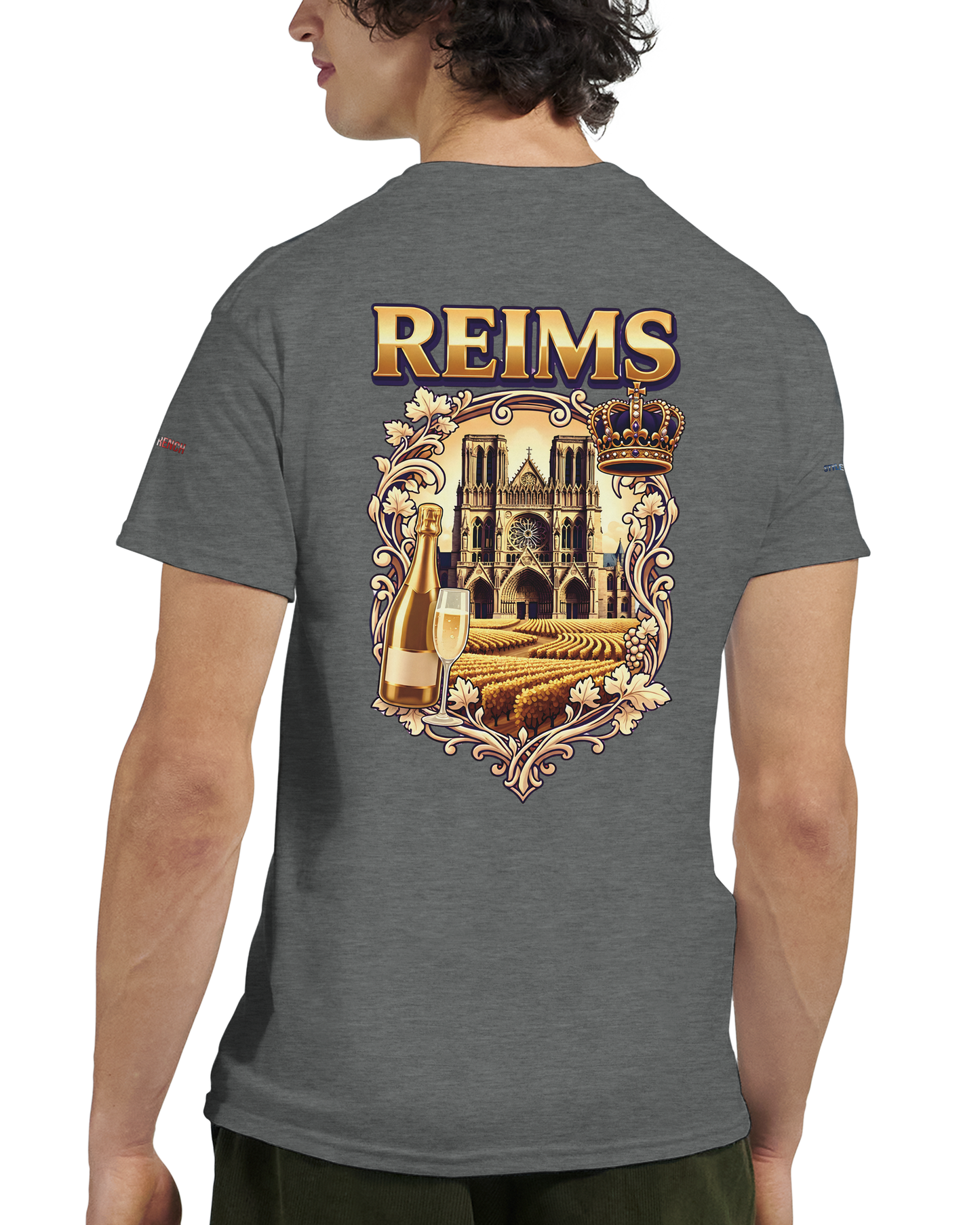 T-shirt Unisexe Reims - Ville de France - Coton Premium
