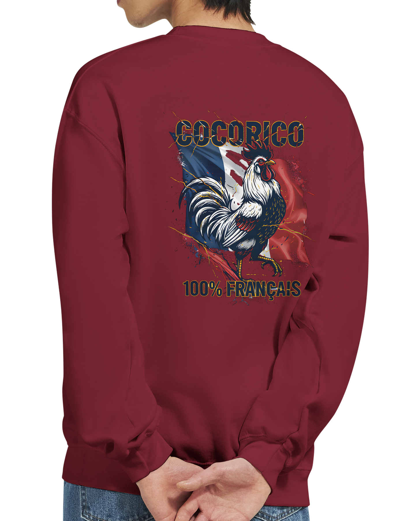 Sweatshirt Cocorico Classic French Style Rundhals | Gildan® 18000