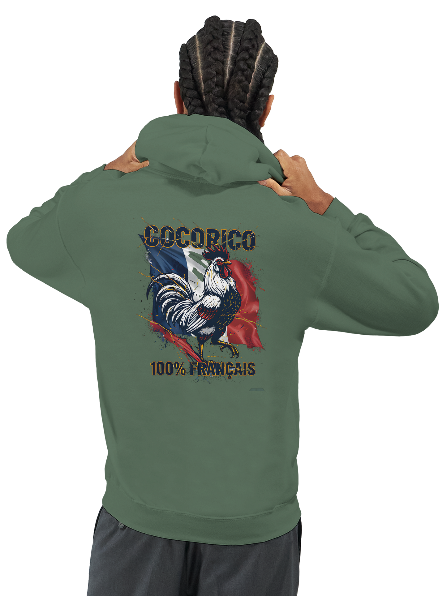 Cocorico Hoodie klassischer französischer Stil | Gildan® 18500