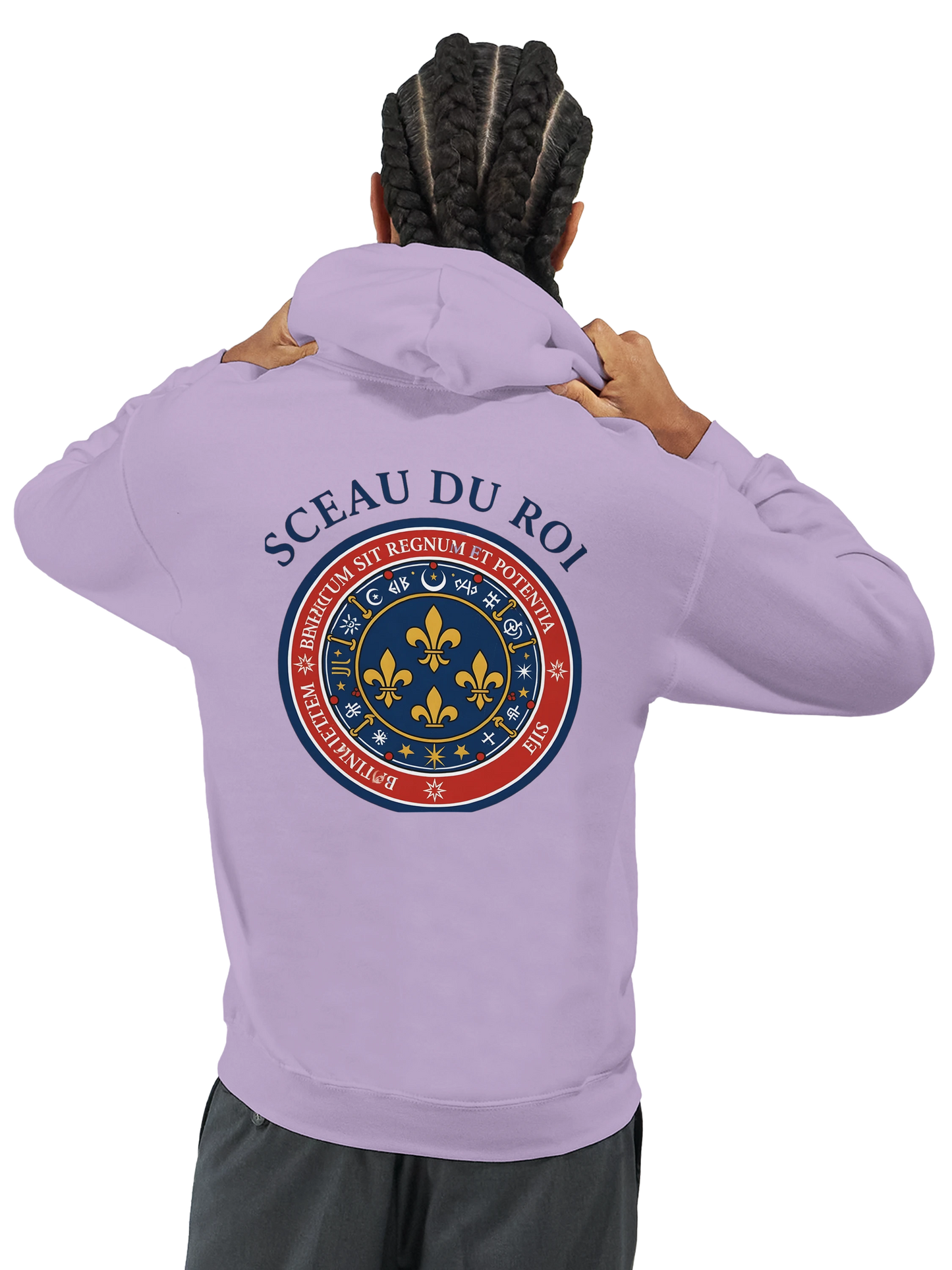 Herren-Kapuzenpullover „Siegel des Königs“ klassisch | Gildan® 18500