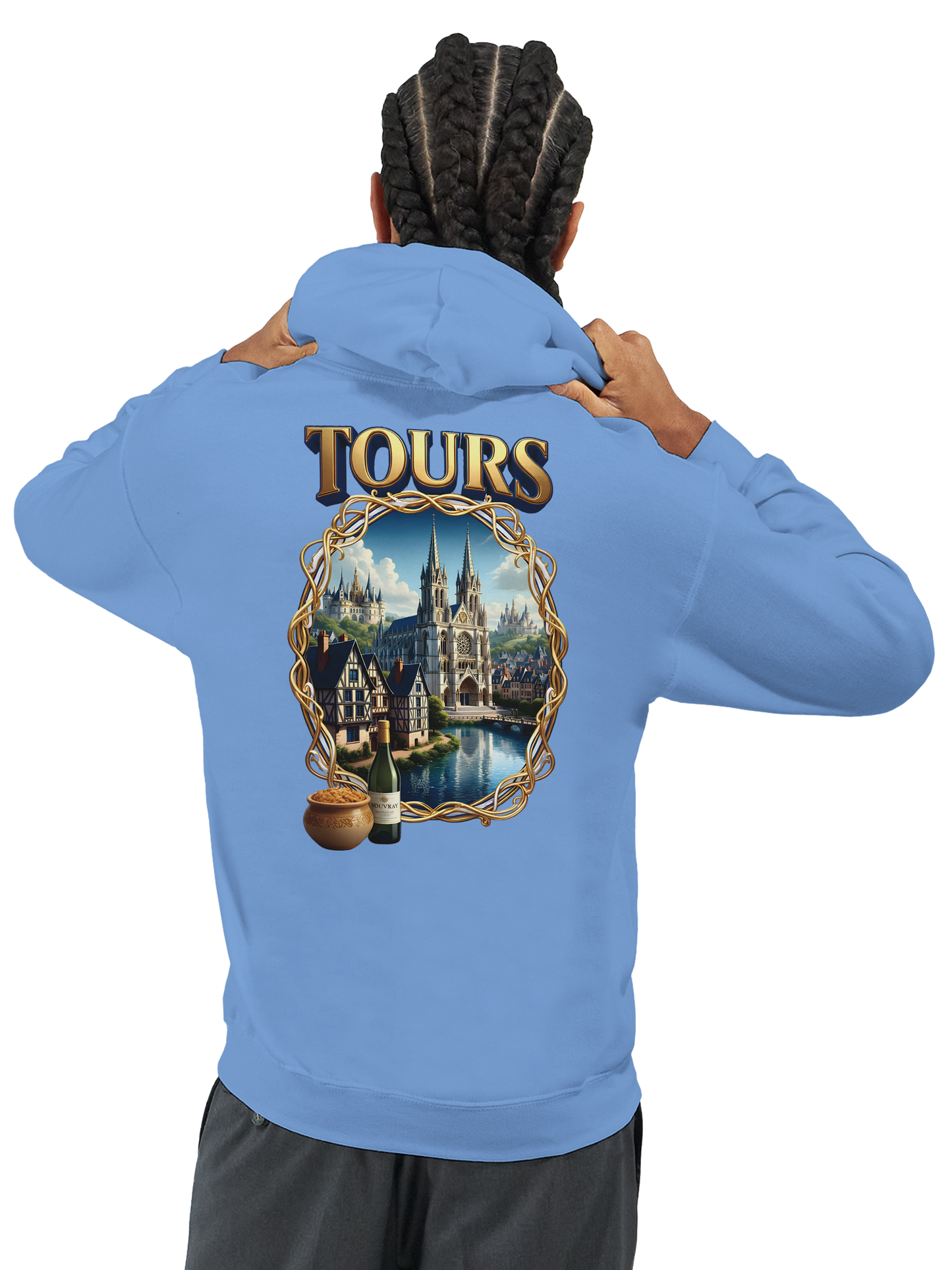 Unisex Tours city of France classic hoodie | Gildan® 18500
