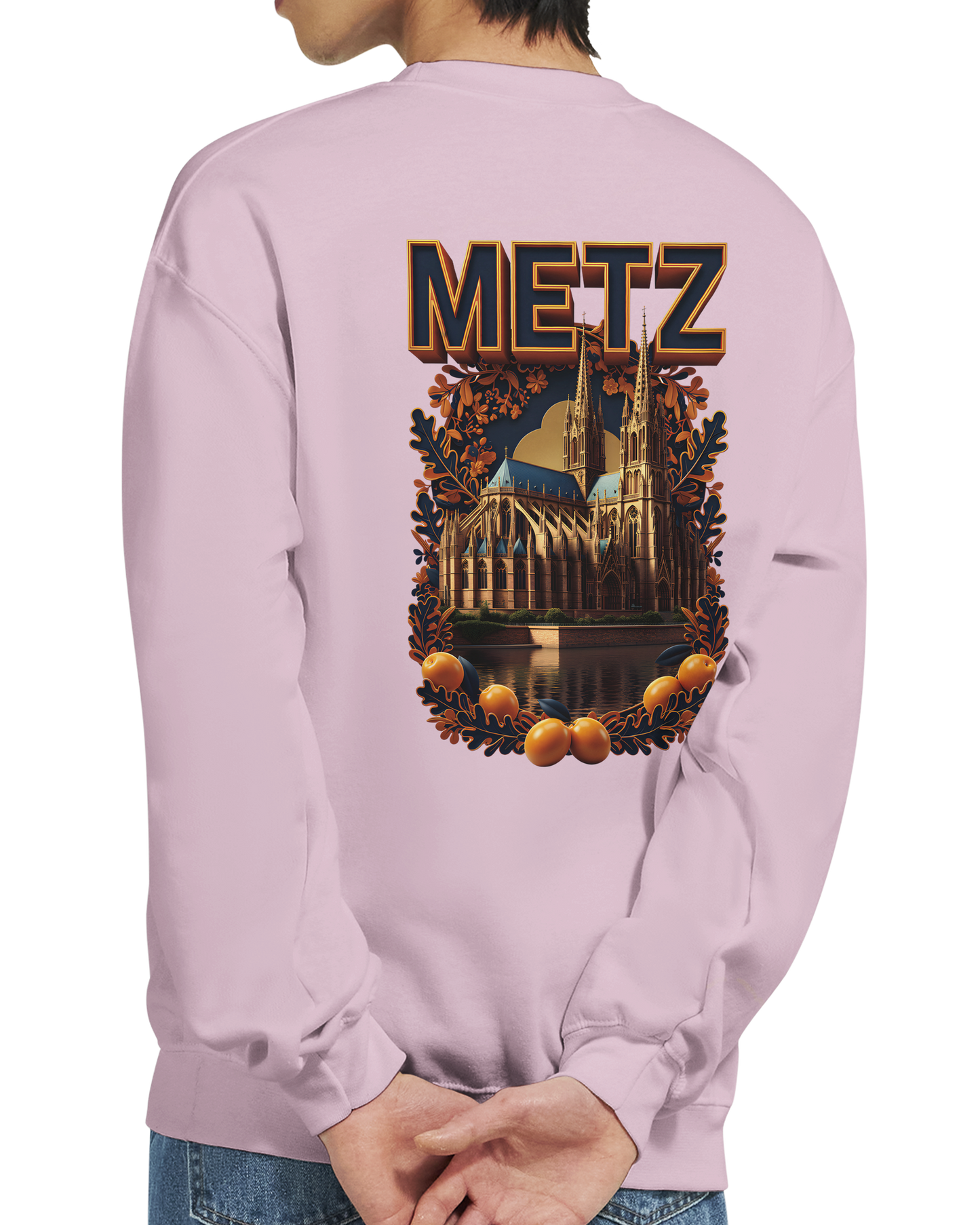 Unisex Sweatshirt Metz France City Classic Crewneck | Gildan® 18000