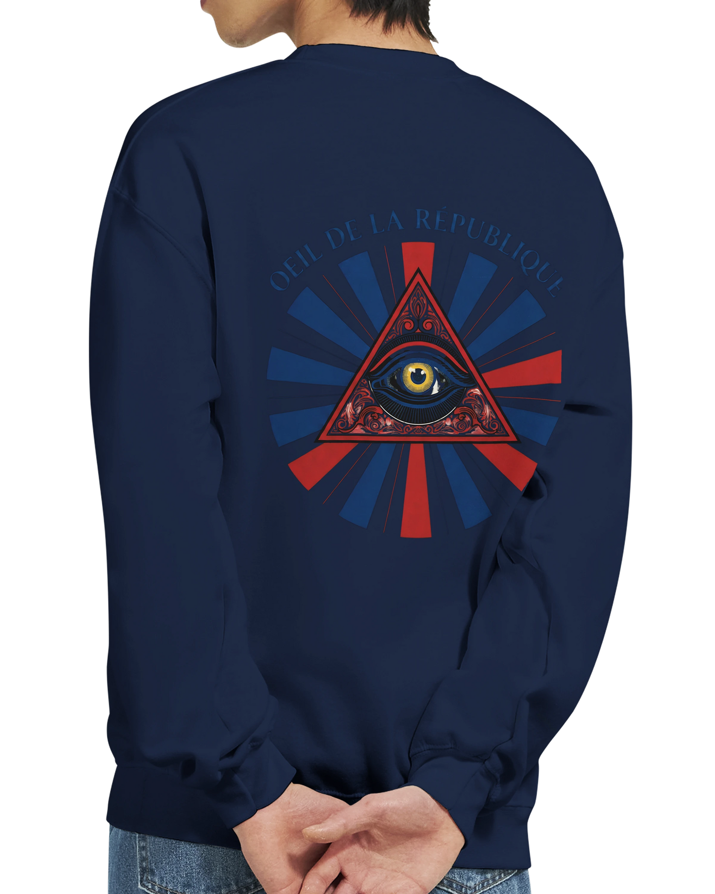 Men's Eye of the Republic Classic Crewneck Sweatshirt | Gildan® 18000