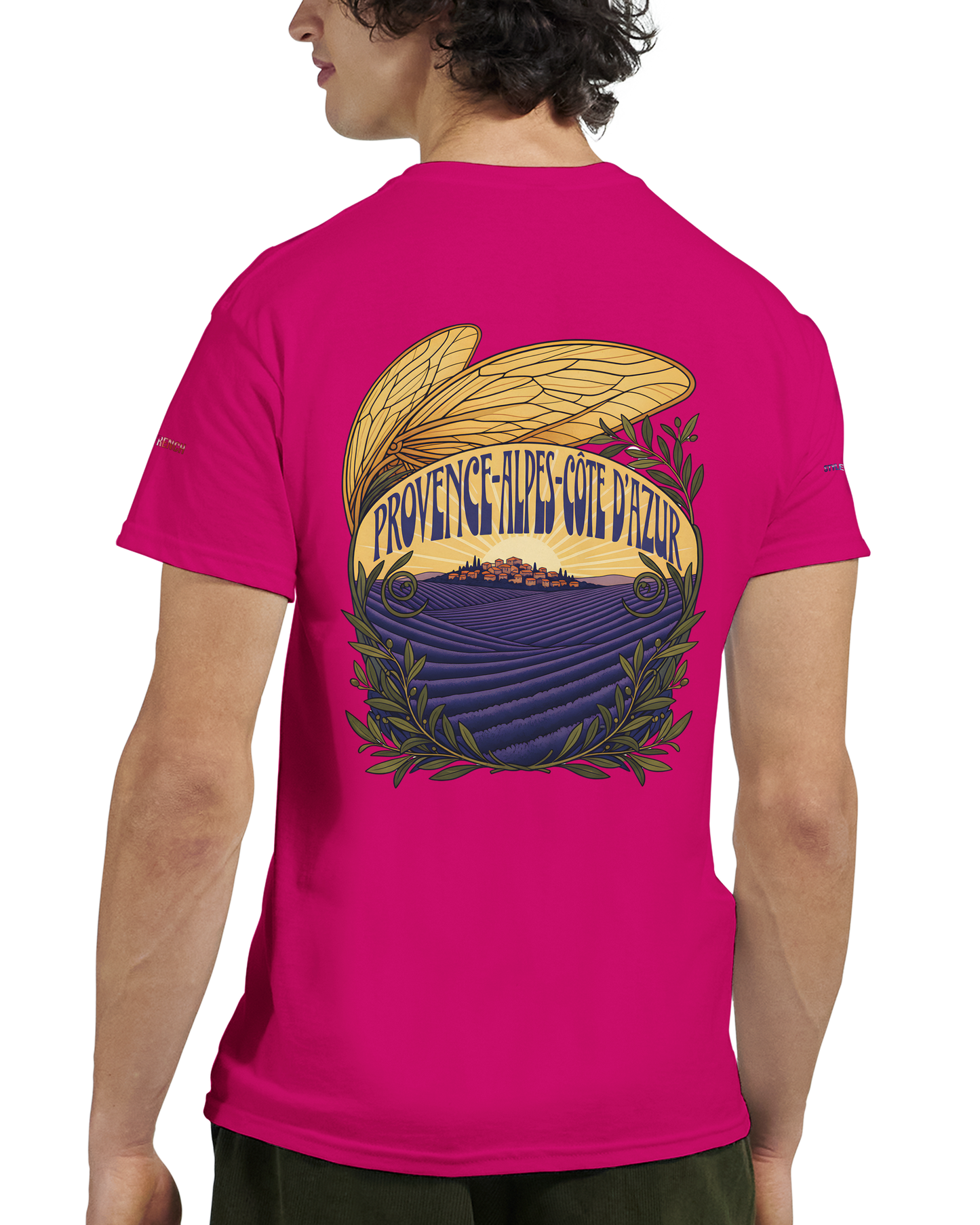 Unisex T-Shirt Provence-Alpes-Côte d'Azur, schwerer Rundhalsausschnitt | Gildan® 5000