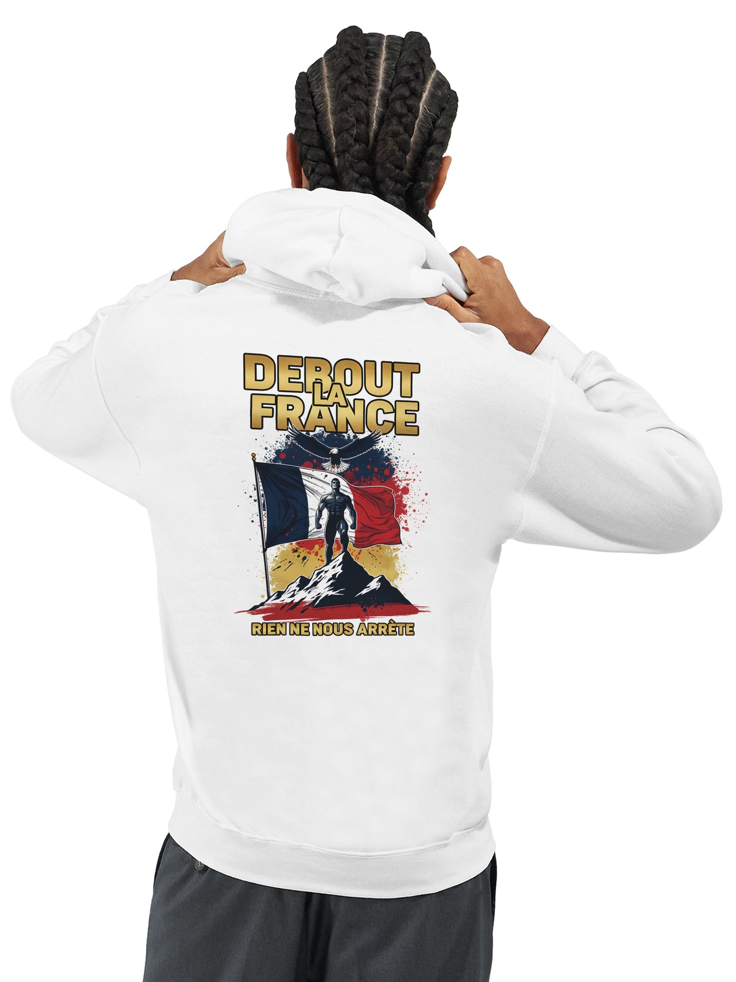 Steh auf, Frankreich, Kapuzenpullover klassisch | Gildan® 18500