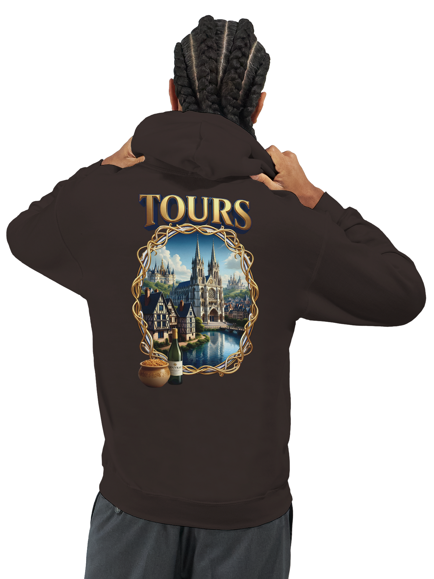 Unisex Tours city of France classic hoodie | Gildan® 18500