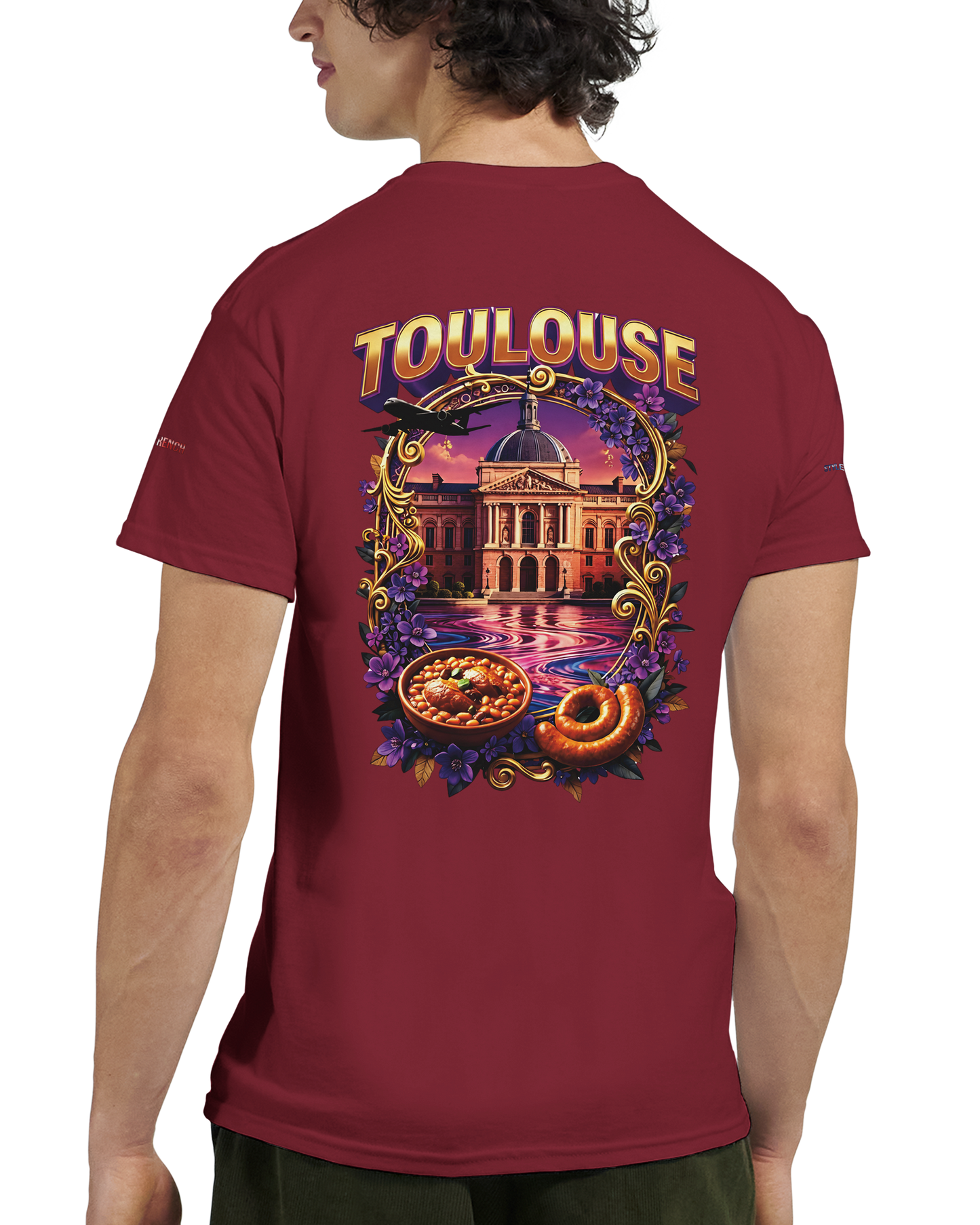 - Unisex Toulouse city of France heavy crewneck t-shirt | Gildan® 5000