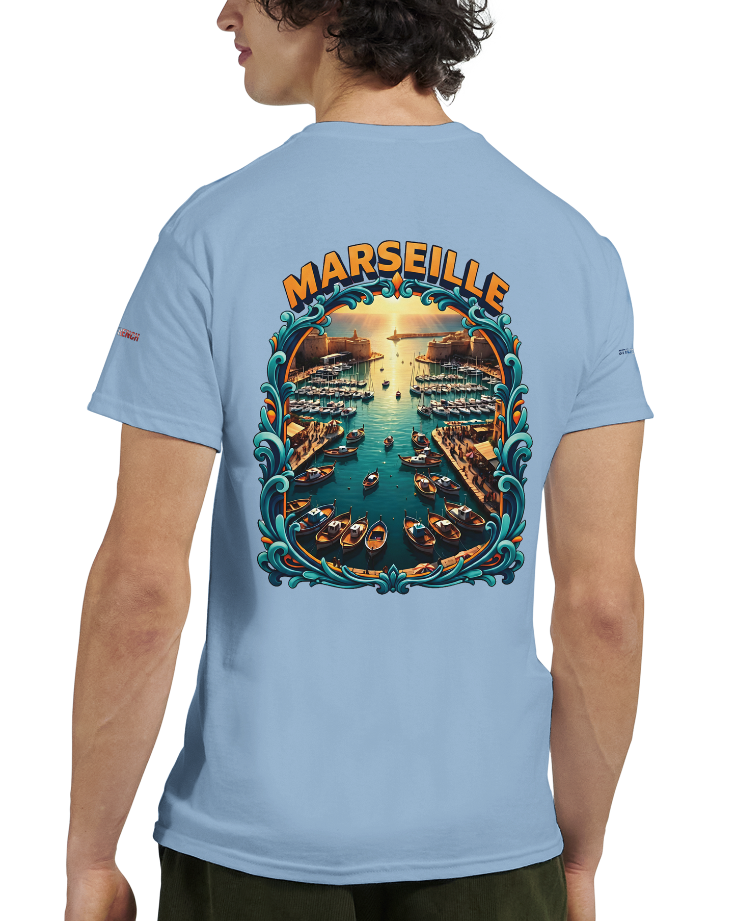 Unisex-T-Shirt Marseille, dick, Rundhalsausschnitt | Gildan® 5000