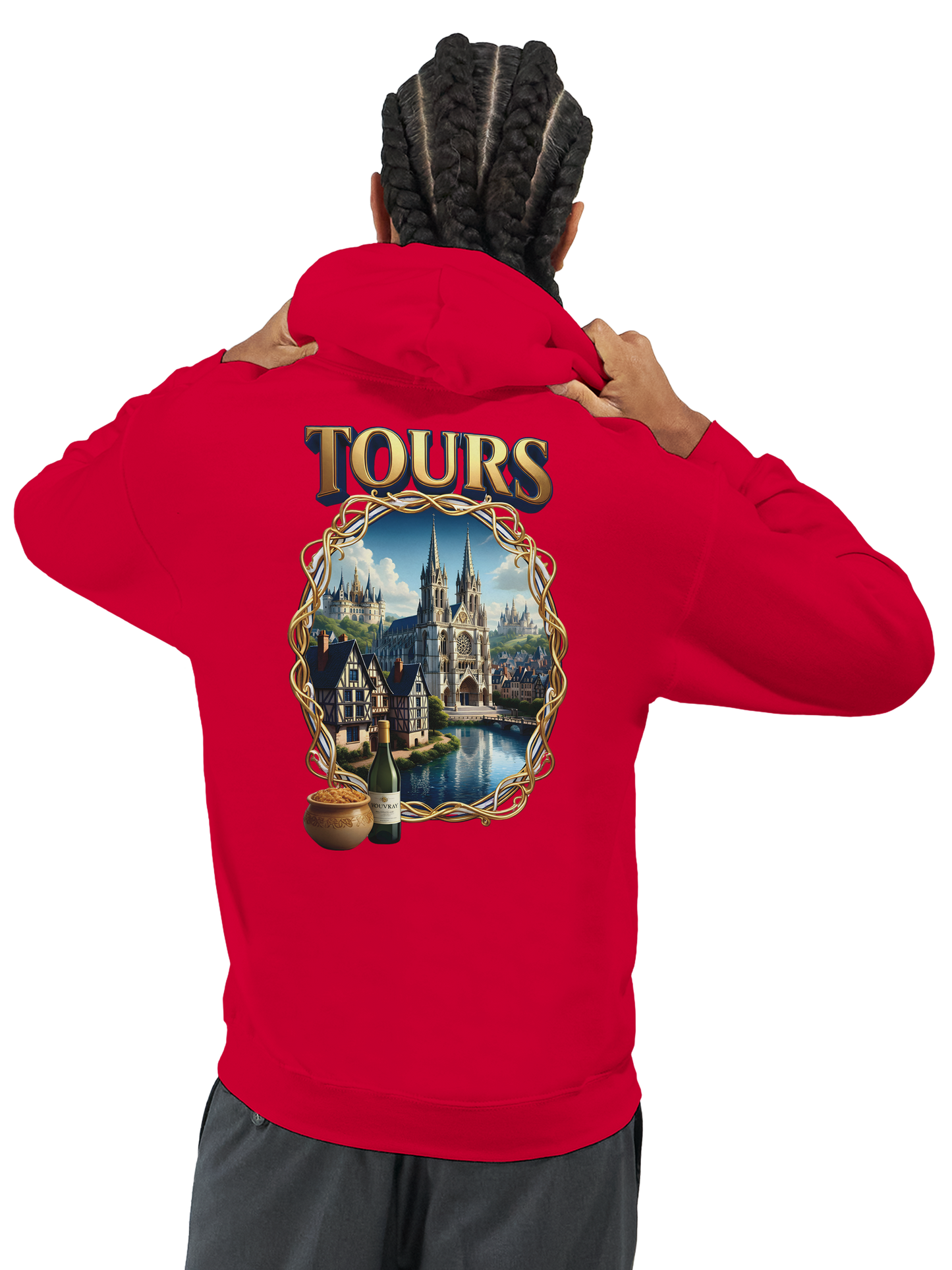 Unisex Tours city of France classic hoodie | Gildan® 18500