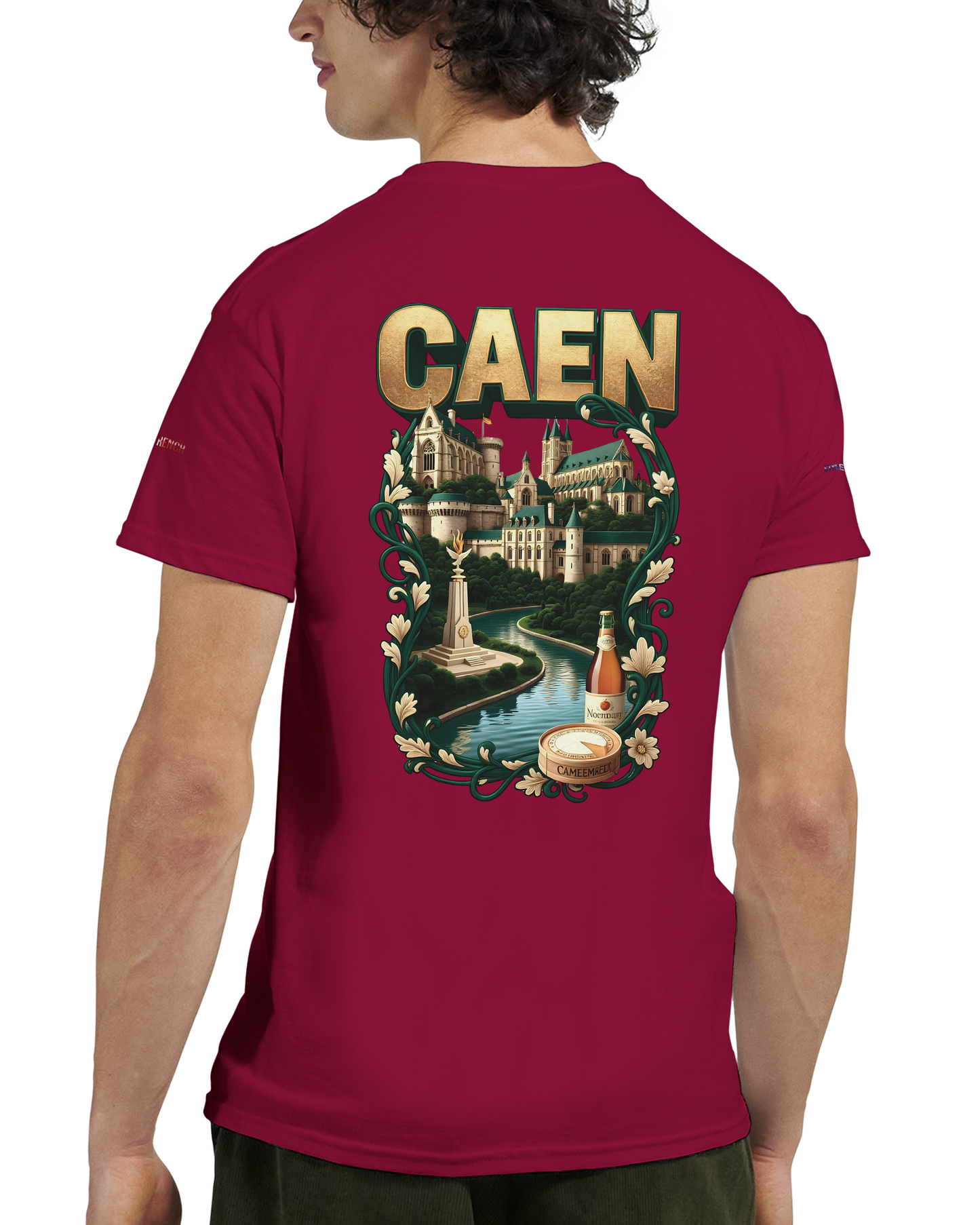 Unisex-T-Shirt Caen Stadt in Frankreich | Gildan® 5000