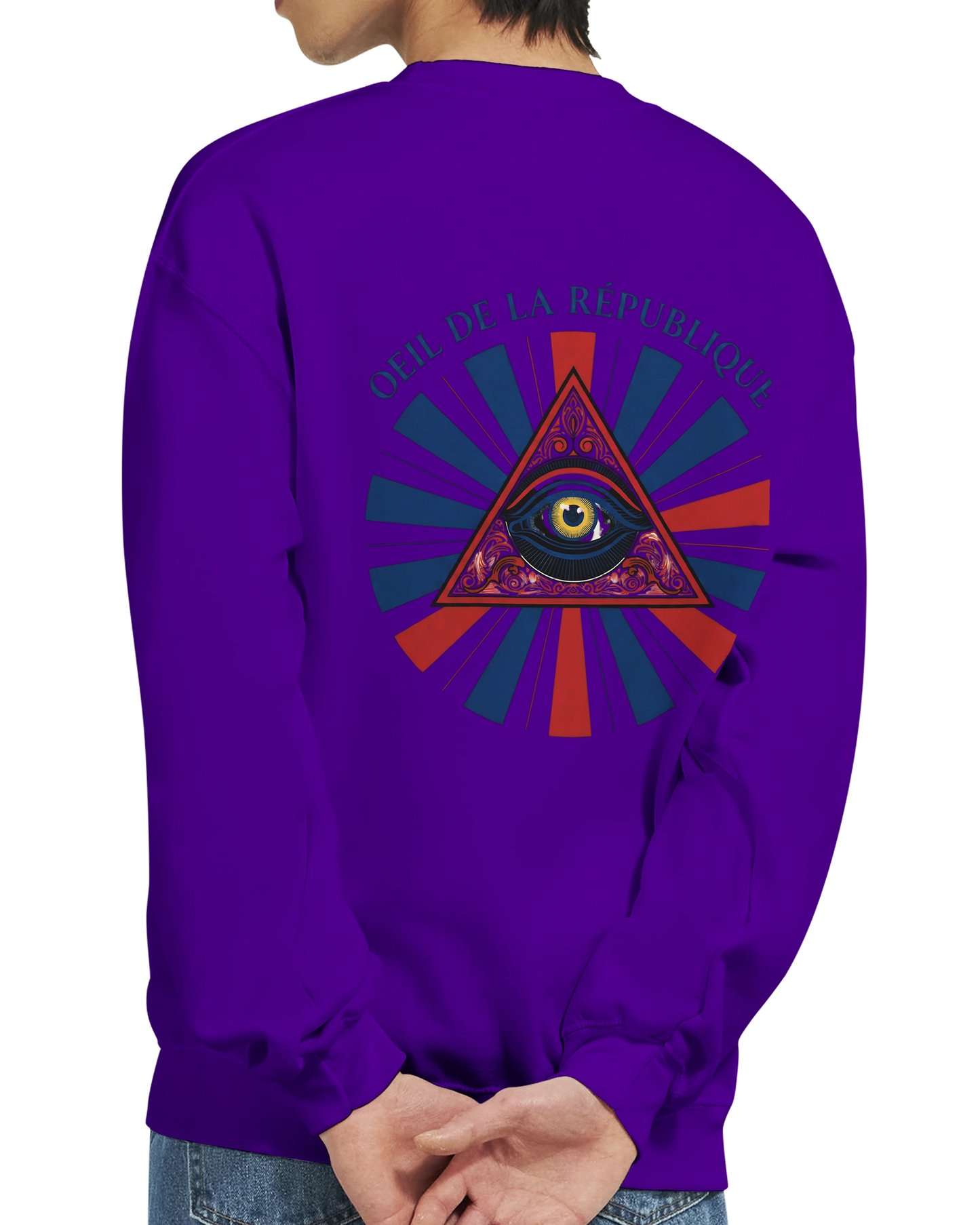 Men's Eye of the Republic Classic Crewneck Sweatshirt | Gildan® 18000