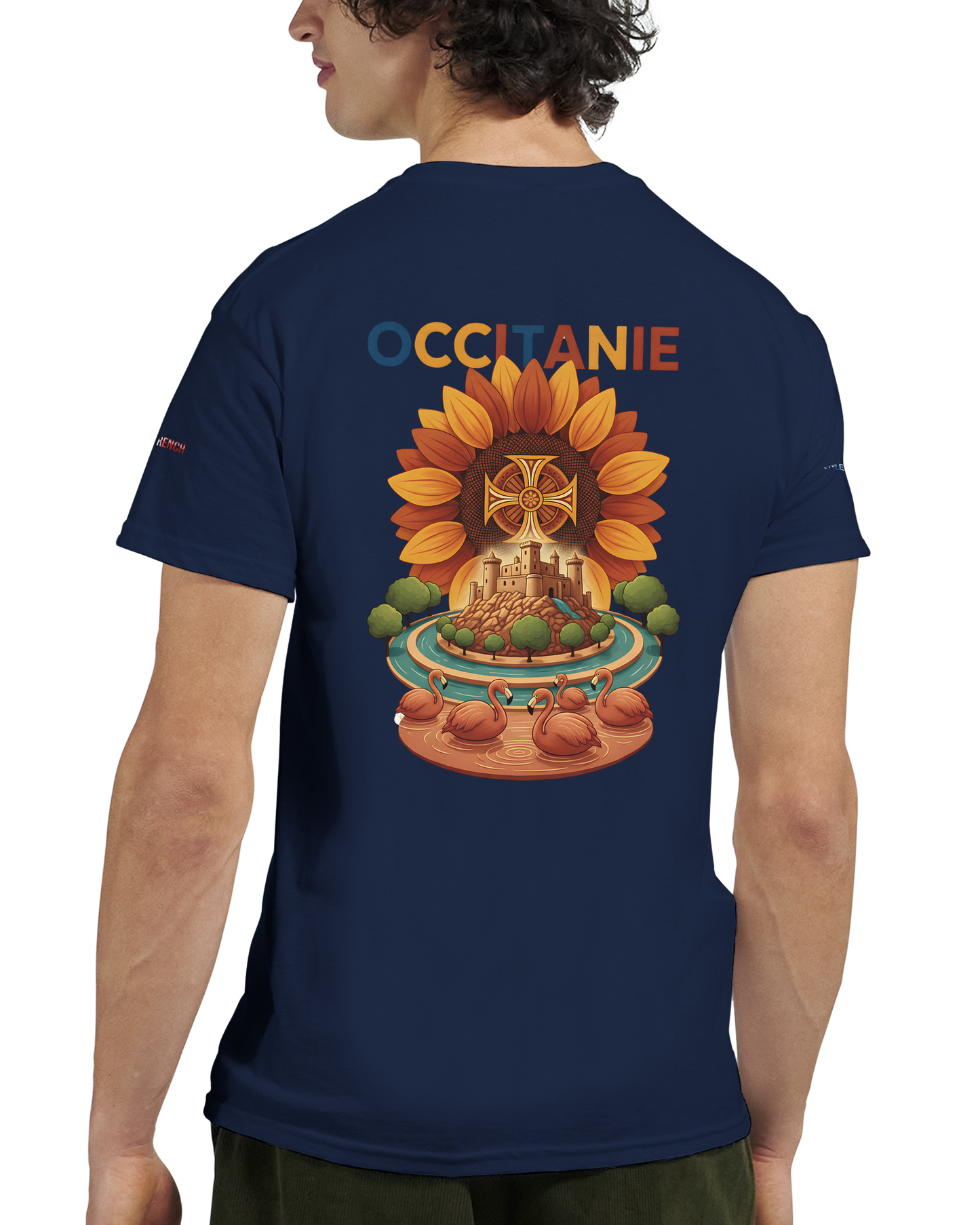 Unisex Occitania T-Shirt, dick, Rundhalsausschnitt | Gildan® 5000