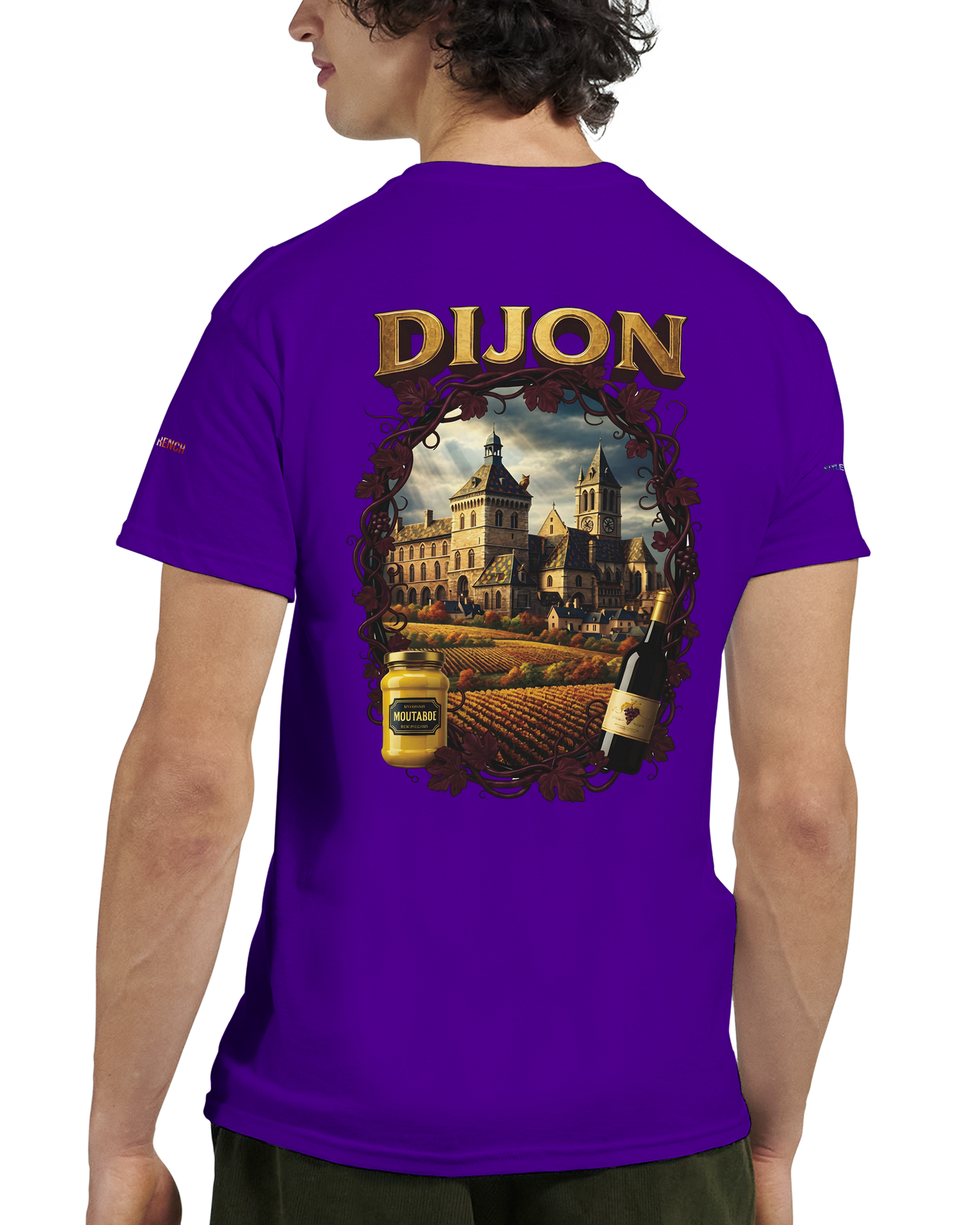 Unisex T-Shirt Dijon Stadt Frankreich dick Rundhals | Gildan® 5000