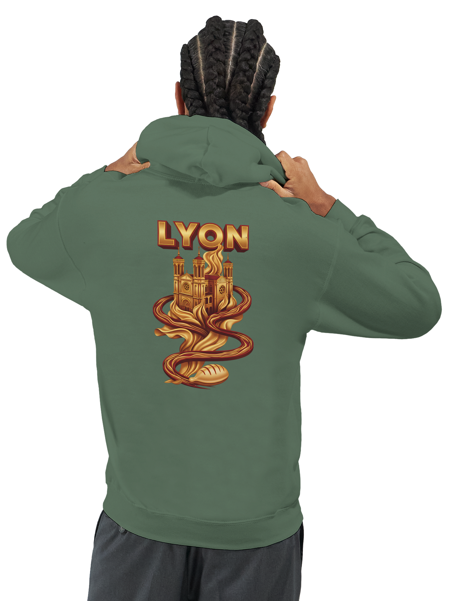 Unisex Hoodie Lyon France Classic | Gildan® 18500