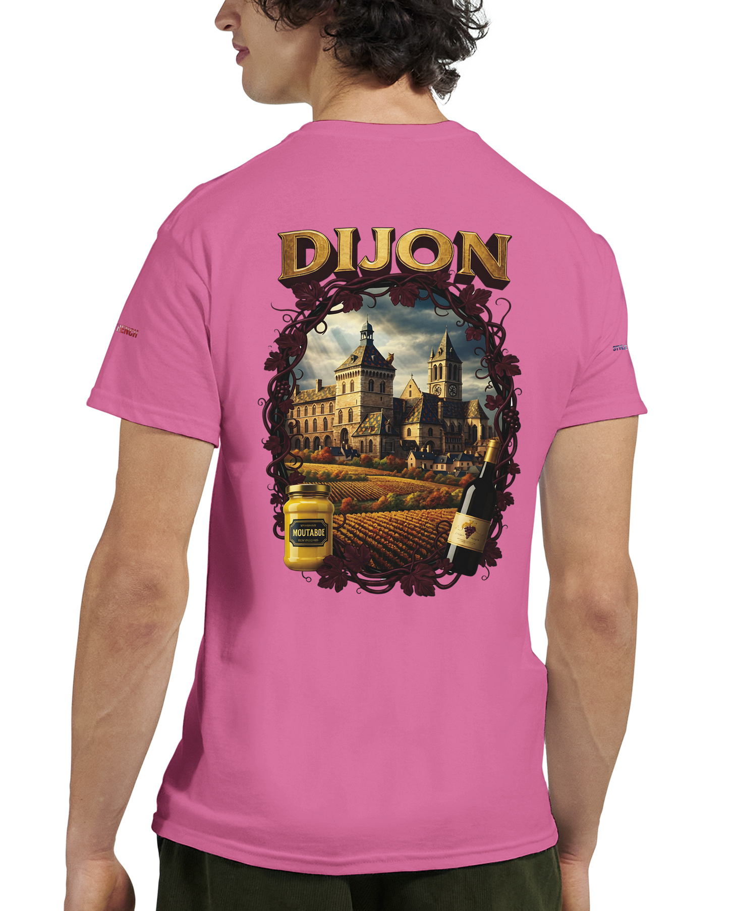 Unisex T-Shirt Dijon Stadt Frankreich dick Rundhals | Gildan® 5000