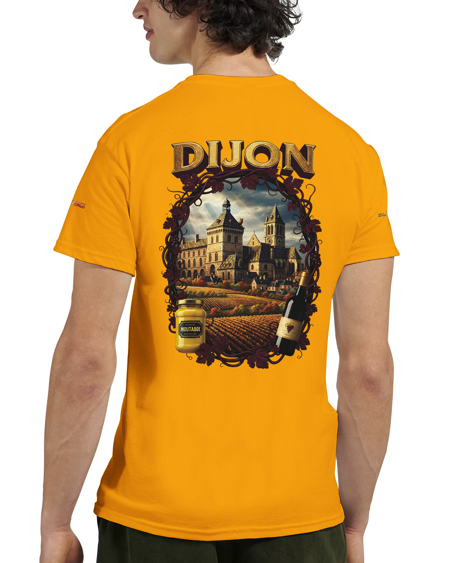 Unisex T-Shirt Dijon Stadt Frankreich dick Rundhals | Gildan® 5000