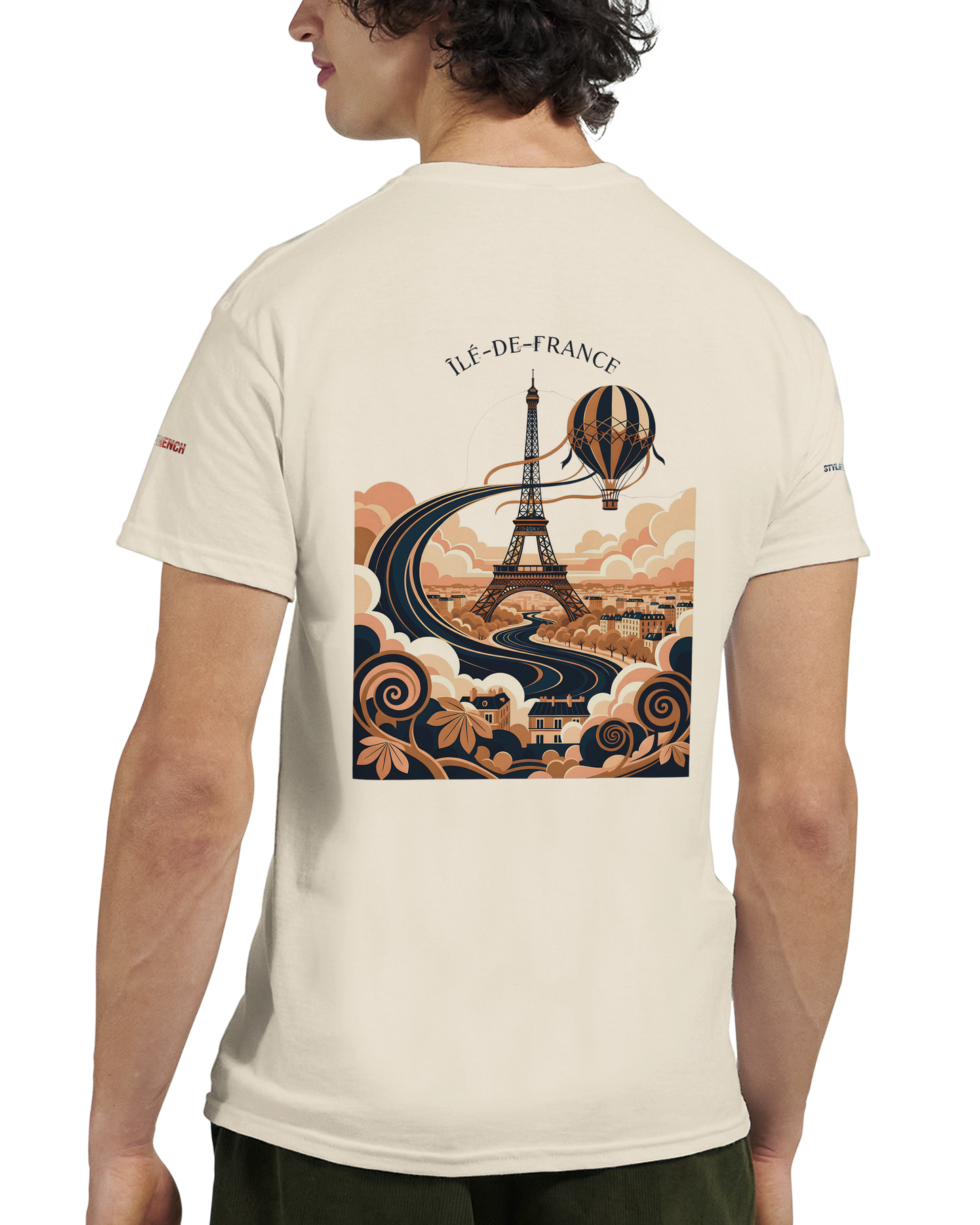 Unisex T-Shirt Île-de-France dick rundhals | Gildan® 5000