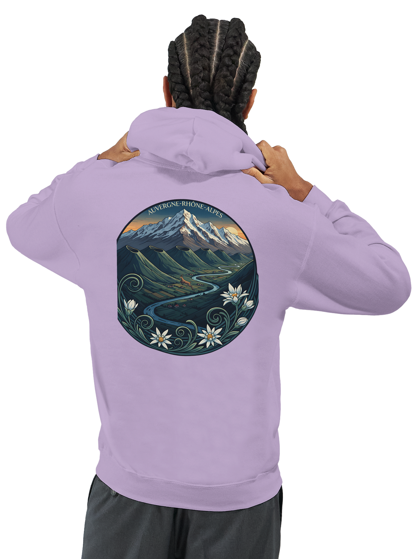Klassischer Unisex-Kapuzenpullover Auvergne-Rhône-Alpes | Gildan® 18500