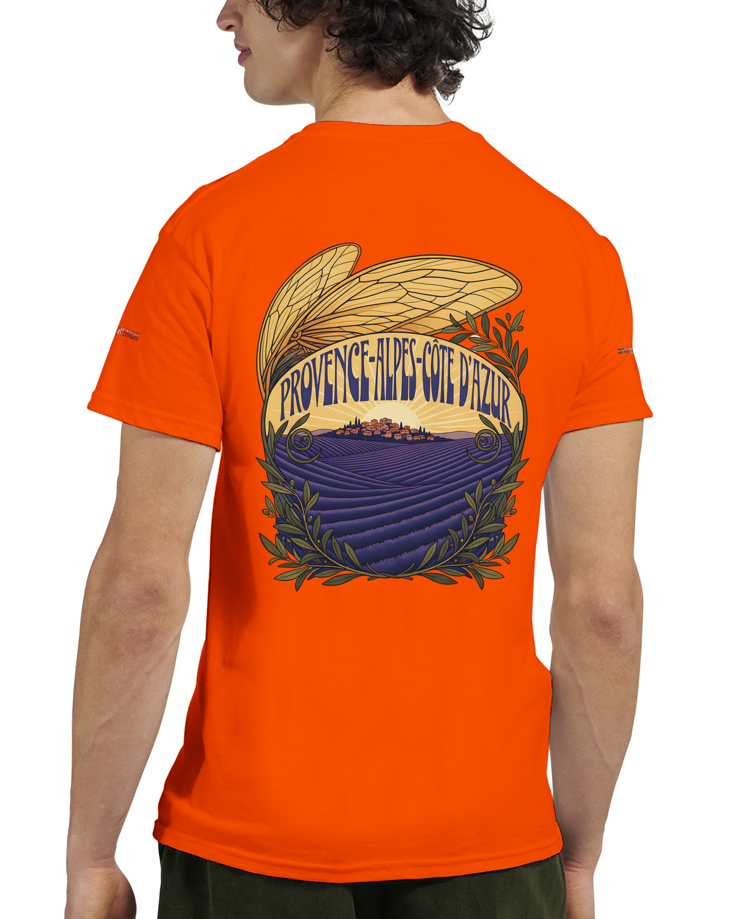 Unisex T-Shirt Provence-Alpes-Côte d'Azur, schwerer Rundhalsausschnitt | Gildan® 5000