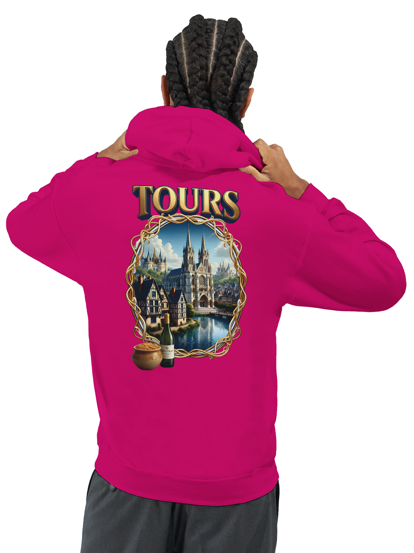 Unisex Tours city of France classic hoodie | Gildan® 18500