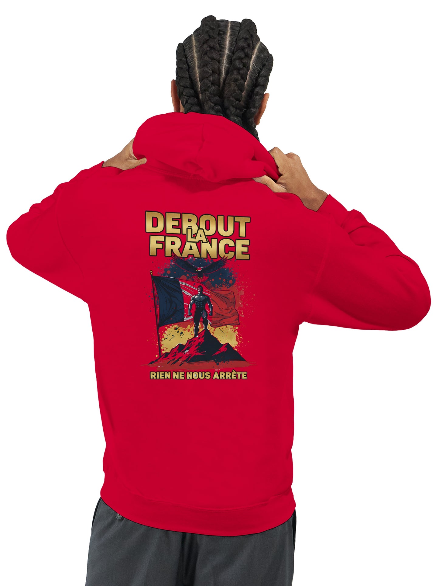 Steh auf, Frankreich, Kapuzenpullover klassisch | Gildan® 18500