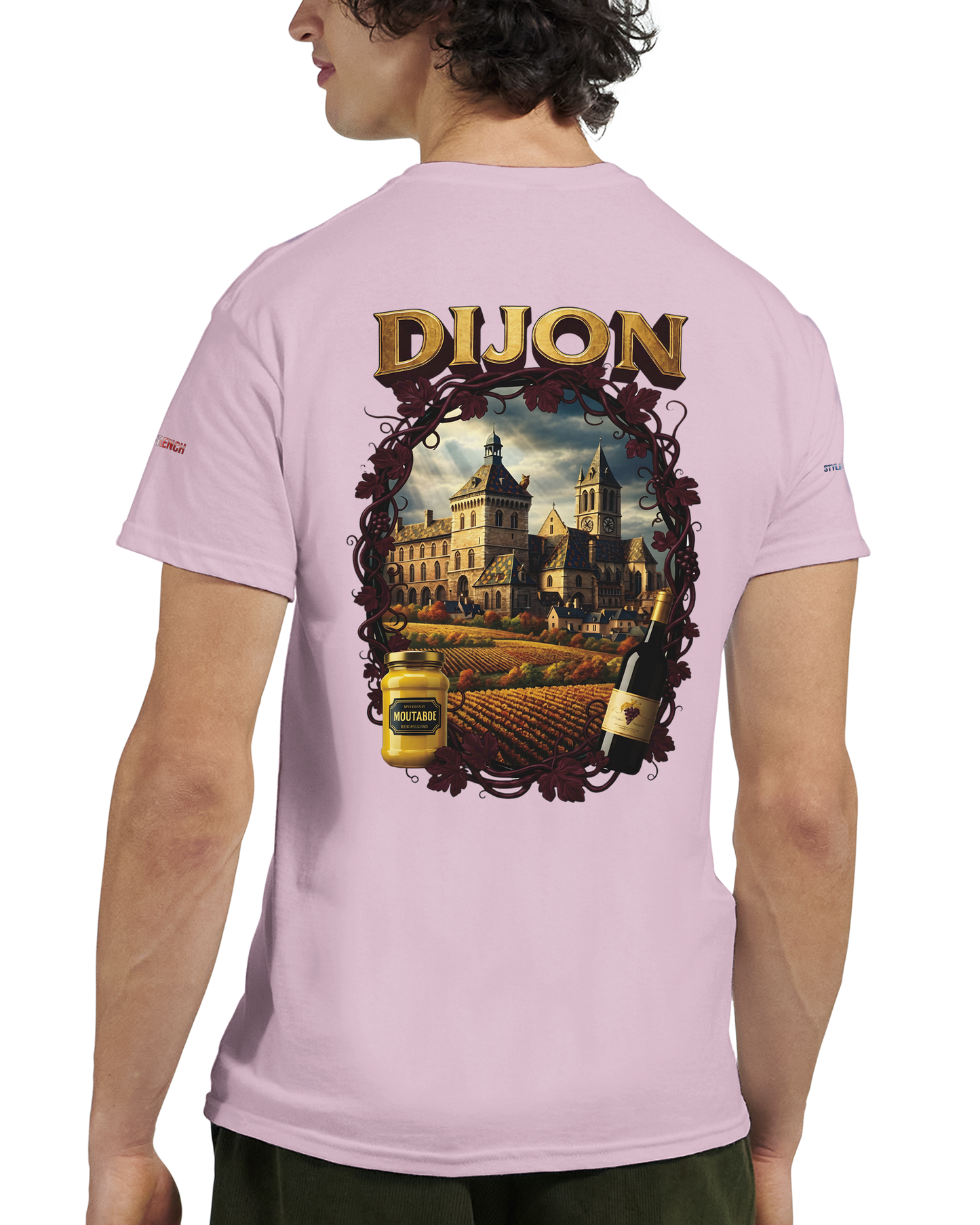 Unisex T-Shirt Dijon Stadt Frankreich dick Rundhals | Gildan® 5000