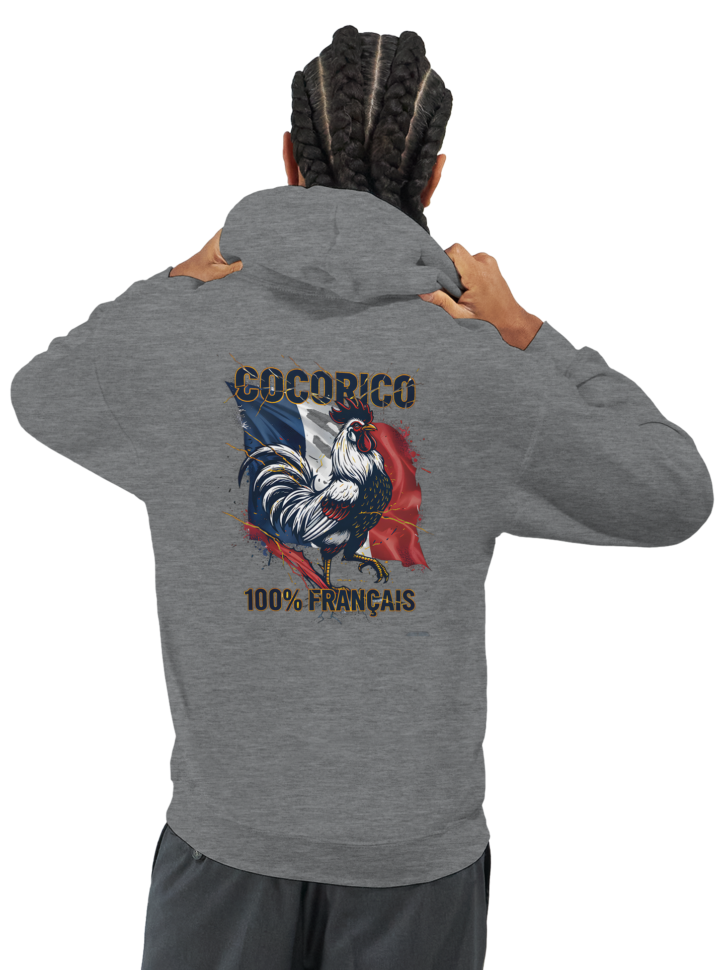 Cocorico Hoodie klassischer französischer Stil | Gildan® 18500
