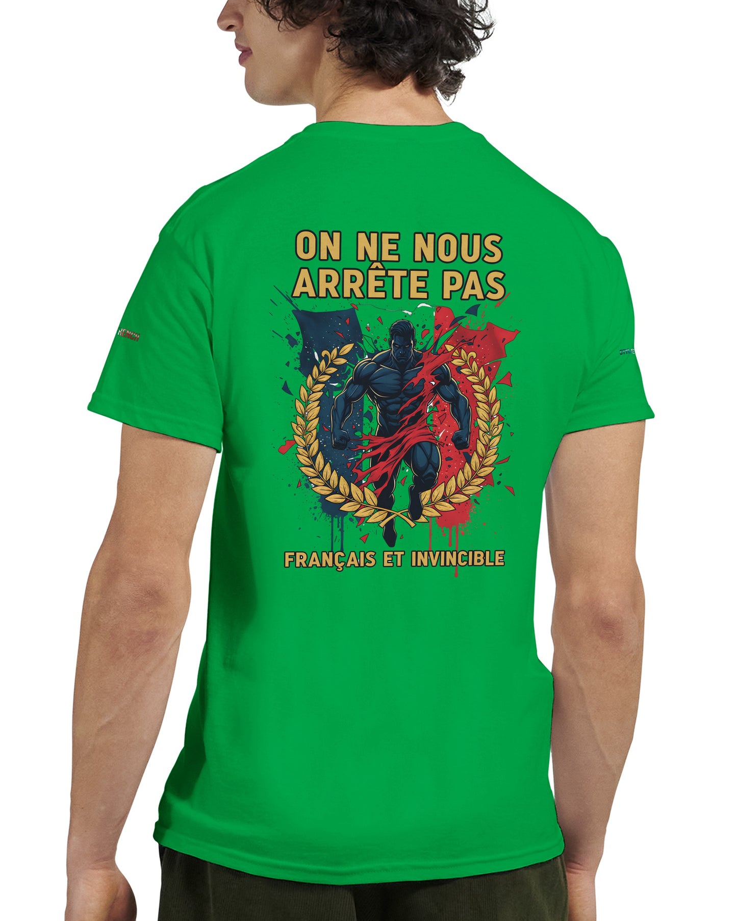Men's "Can't Stop Us" French Style Heavyweight Crewneck T-shirt | Gildan® 5000