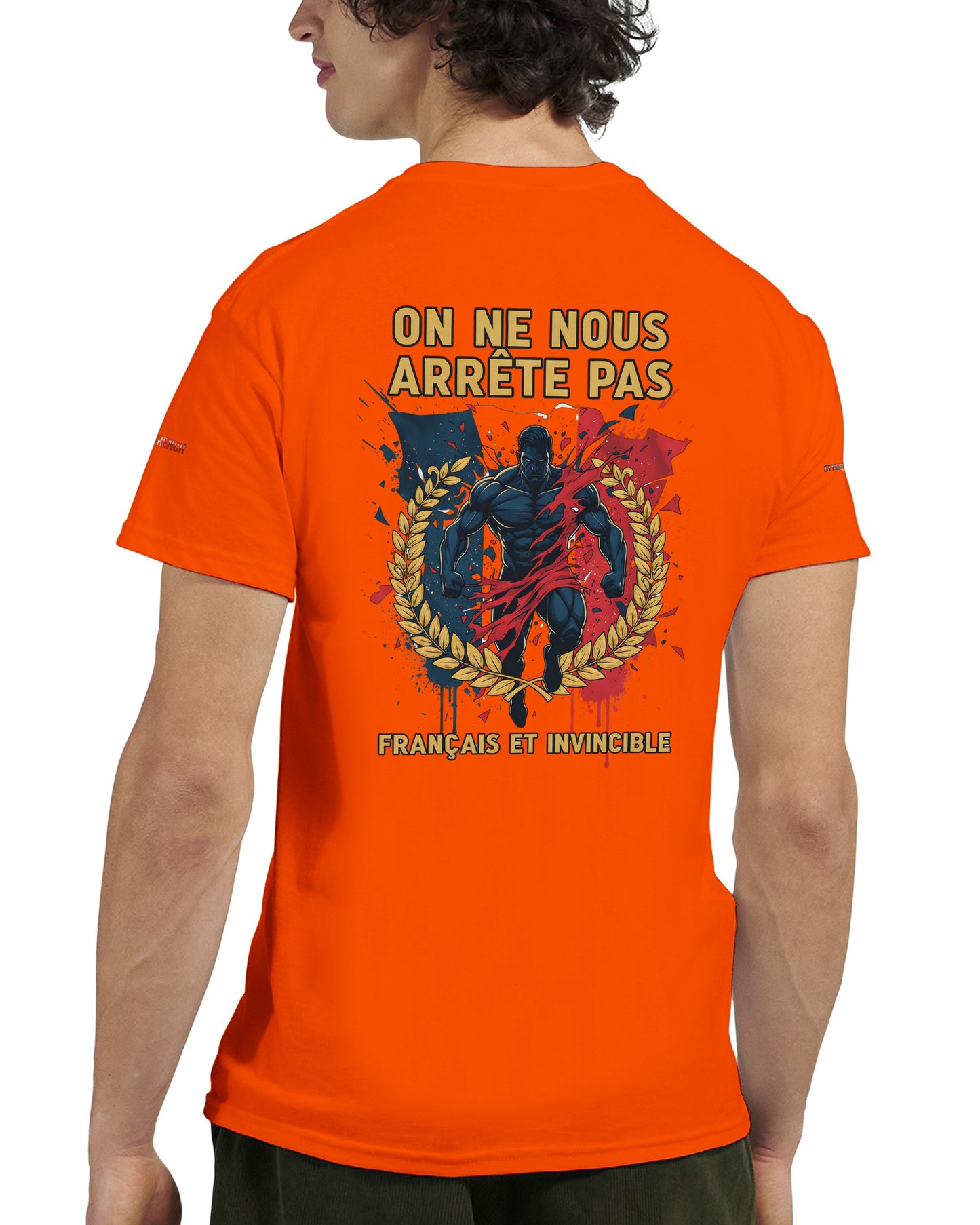 Men's "Can't Stop Us" French Style Heavyweight Crewneck T-shirt | Gildan® 5000