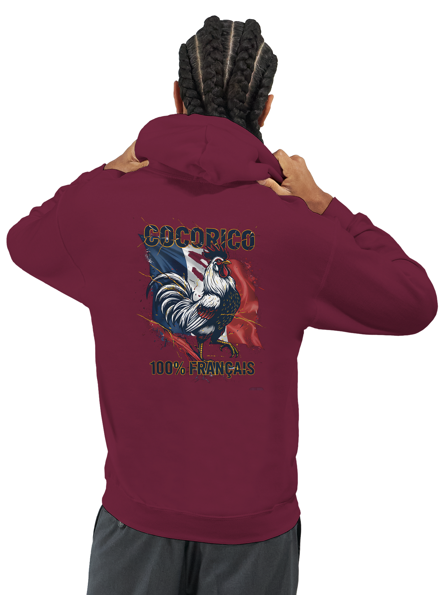 Cocorico Hoodie klassischer französischer Stil | Gildan® 18500