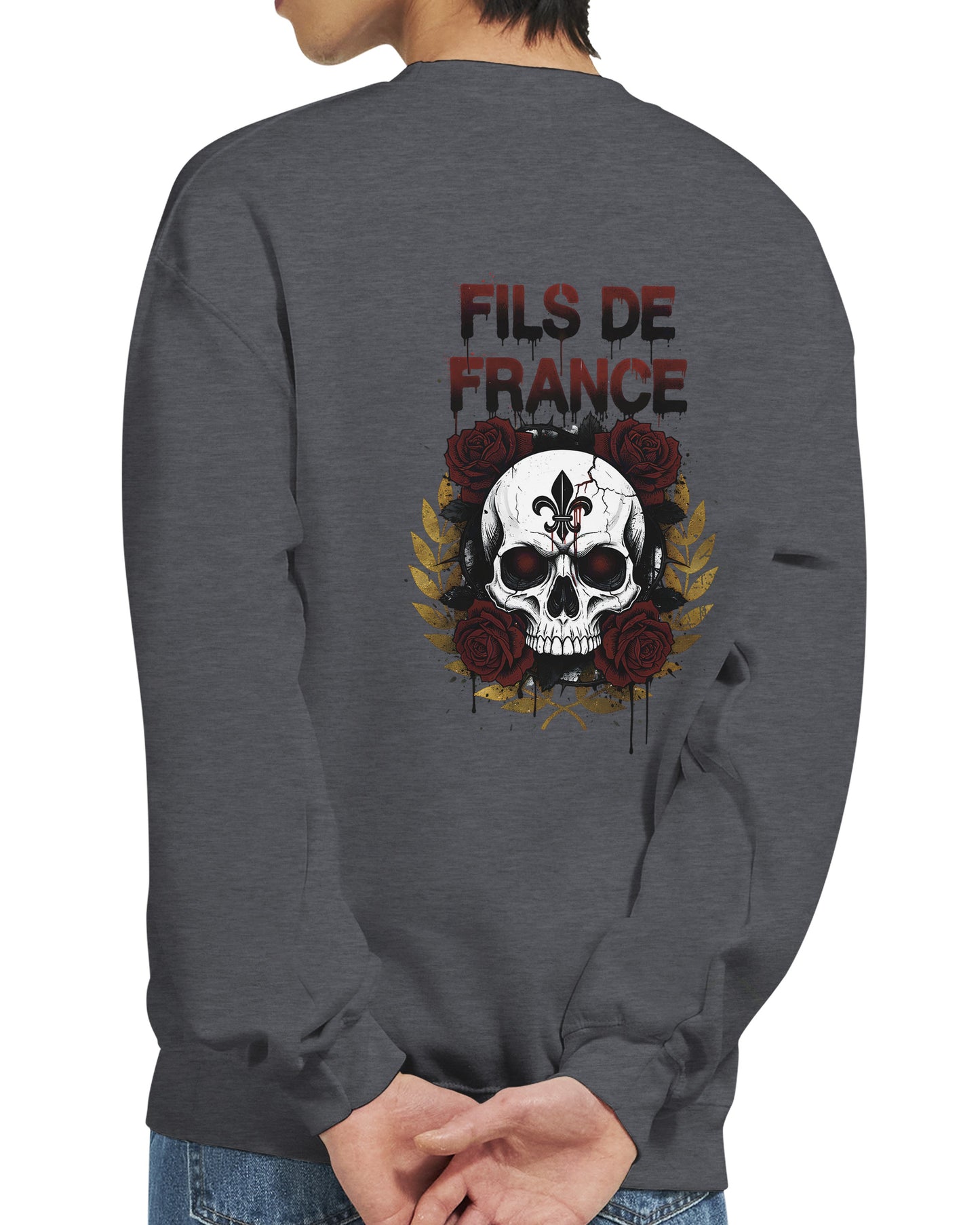 Sweatshirt Fils de France Herren French Style Klassisch Rundhals | Gildan® 18000