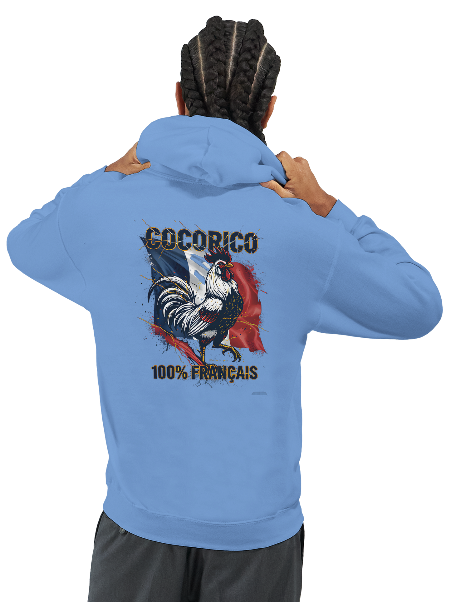 Cocorico Hoodie klassischer französischer Stil | Gildan® 18500