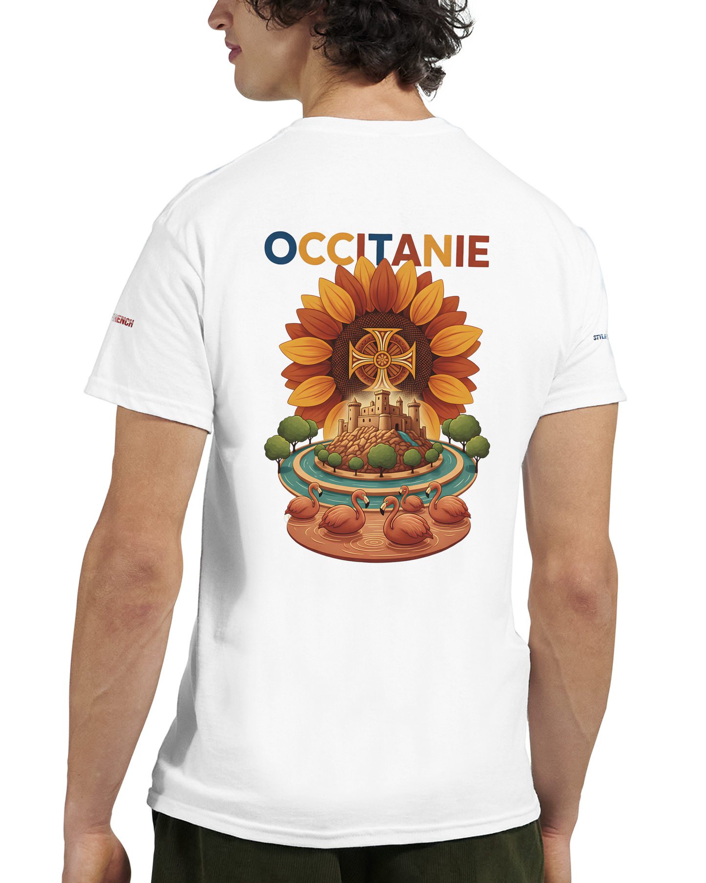 Unisex Occitania T-Shirt, dick, Rundhalsausschnitt | Gildan® 5000