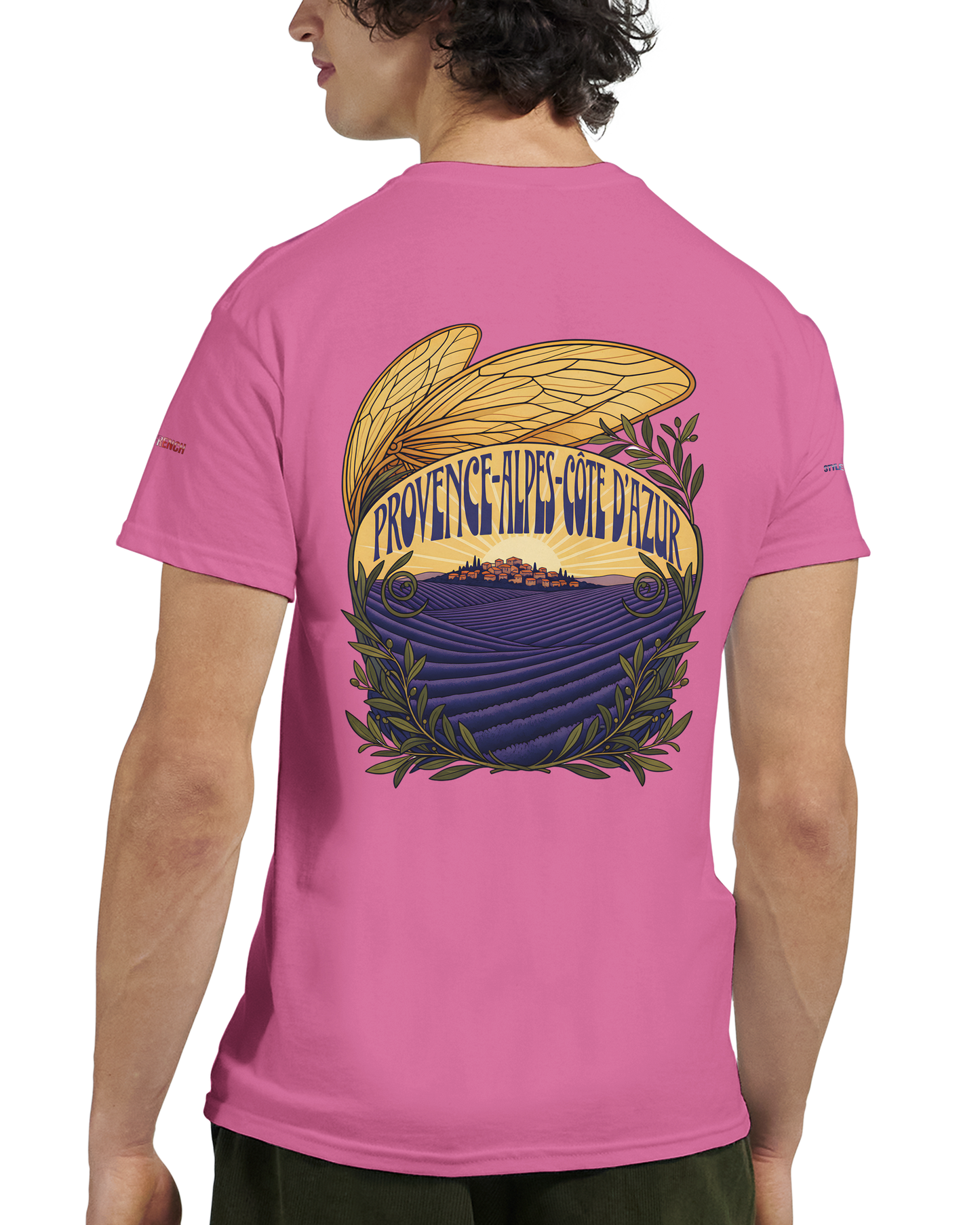 Unisex T-Shirt Provence-Alpes-Côte d'Azur, schwerer Rundhalsausschnitt | Gildan® 5000