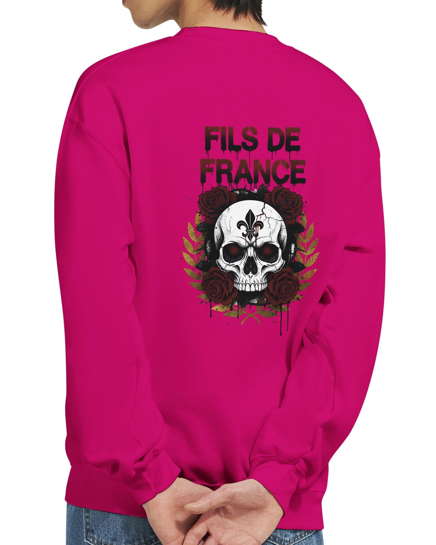 Sweatshirt Fils de France Herren French Style Klassisch Rundhals | Gildan® 18000