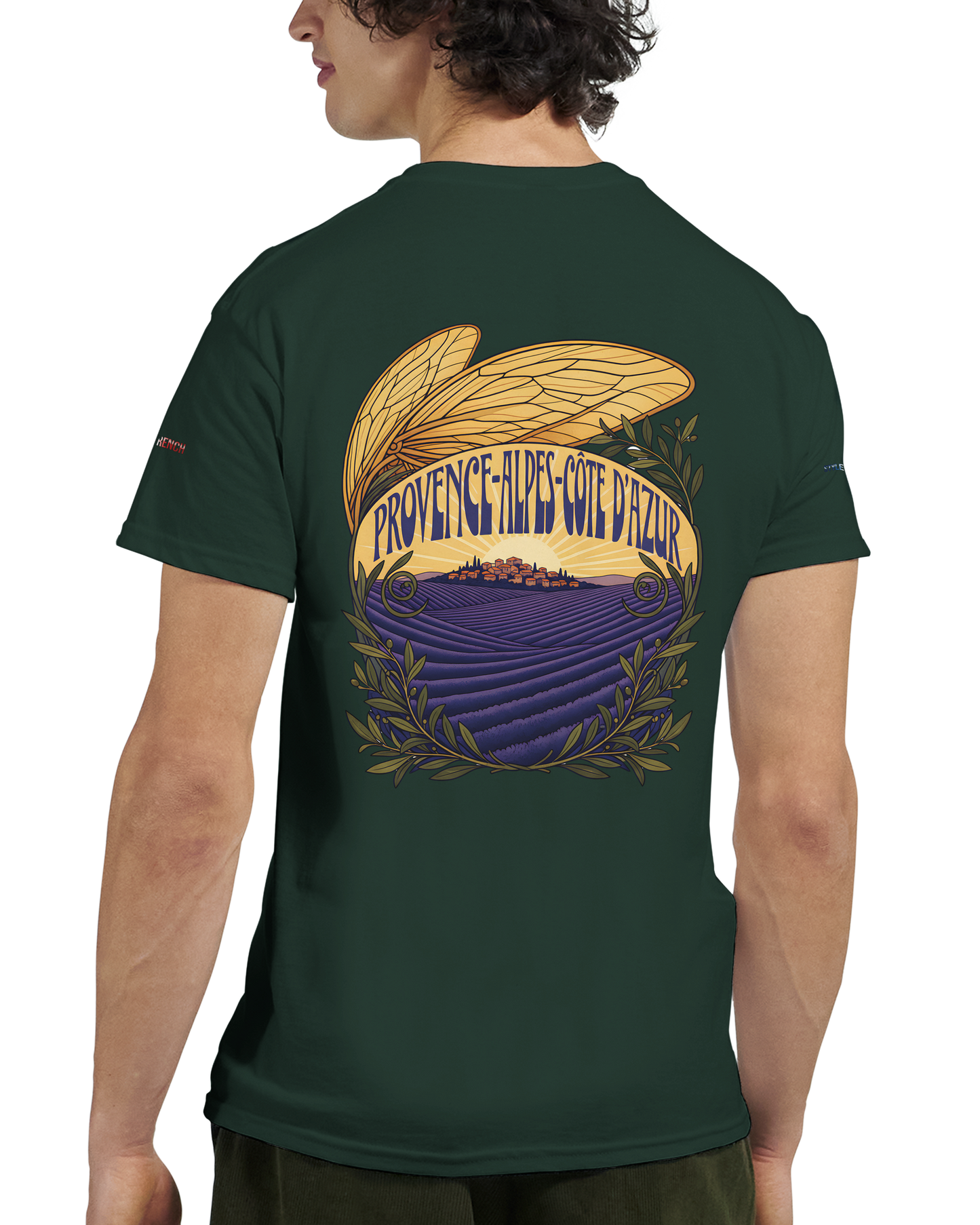 Unisex T-Shirt Provence-Alpes-Côte d'Azur, schwerer Rundhalsausschnitt | Gildan® 5000