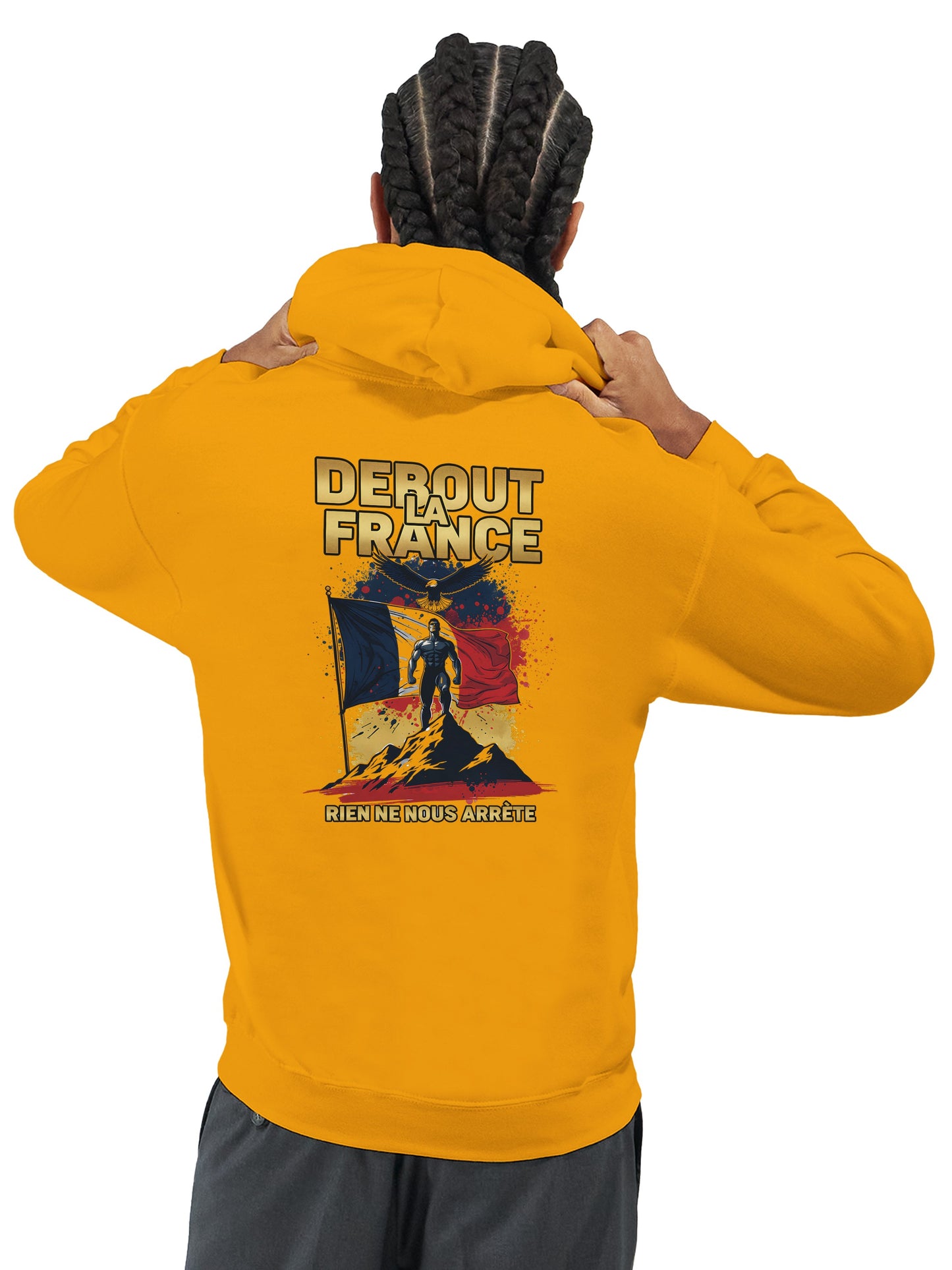 Steh auf, Frankreich, Kapuzenpullover klassisch | Gildan® 18500