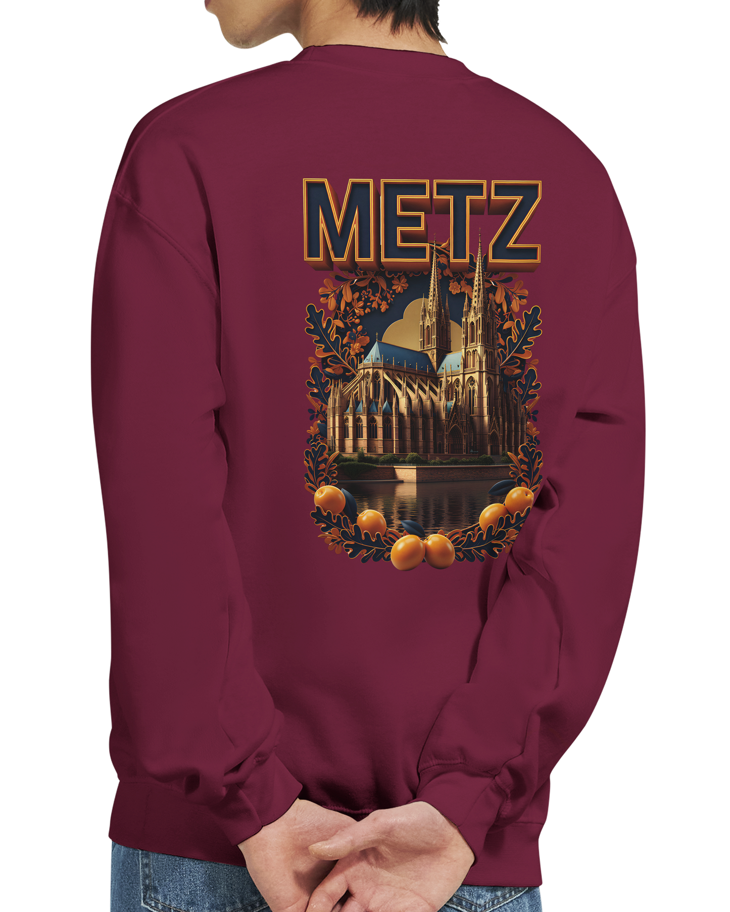 Unisex Sweatshirt Metz France City Classic Crewneck | Gildan® 18000
