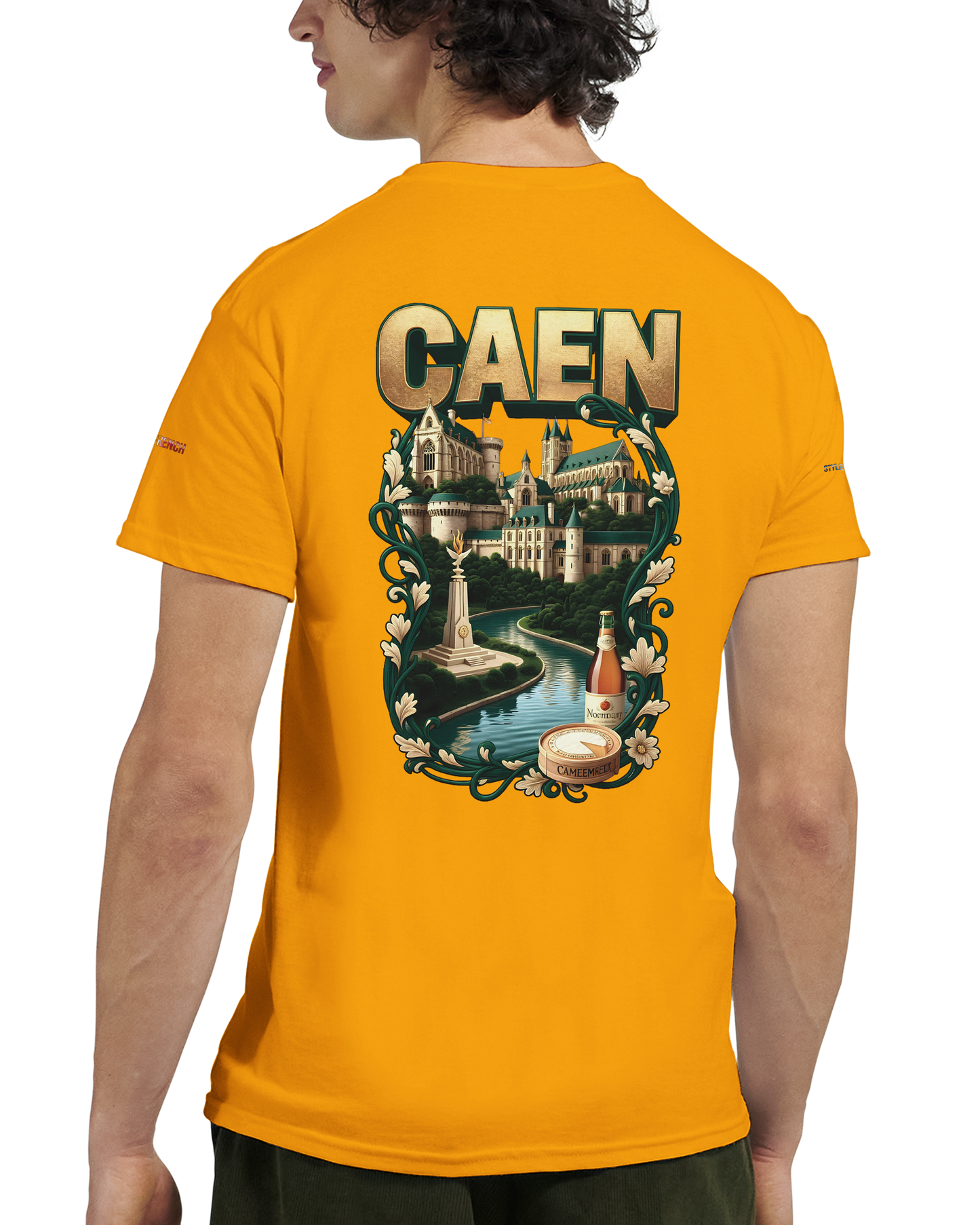 Unisex-T-Shirt Caen Stadt in Frankreich | Gildan® 5000