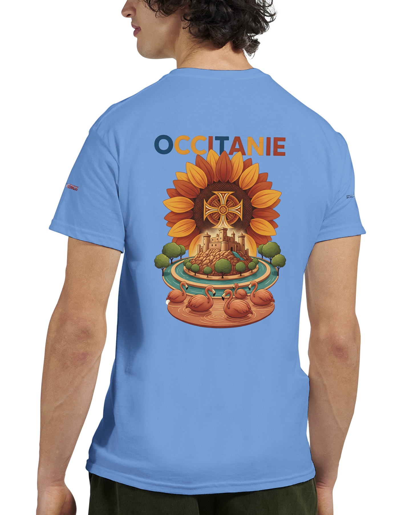 Unisex Occitania T-Shirt, dick, Rundhalsausschnitt | Gildan® 5000