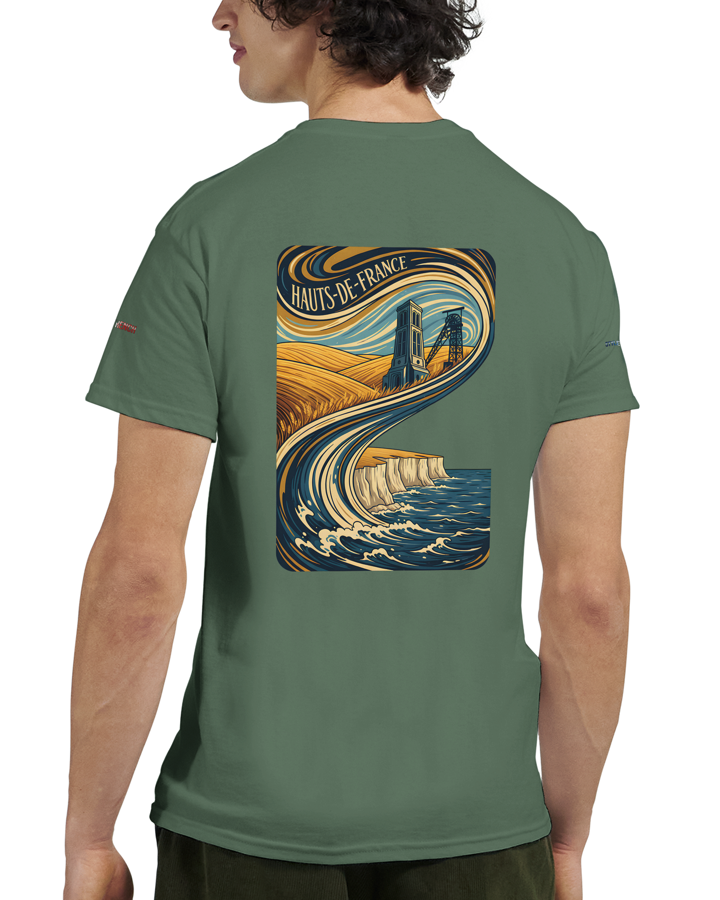 Unisex-T-Shirt Hochwertige Frankreich, dick, Rundhals | Gildan® 5000