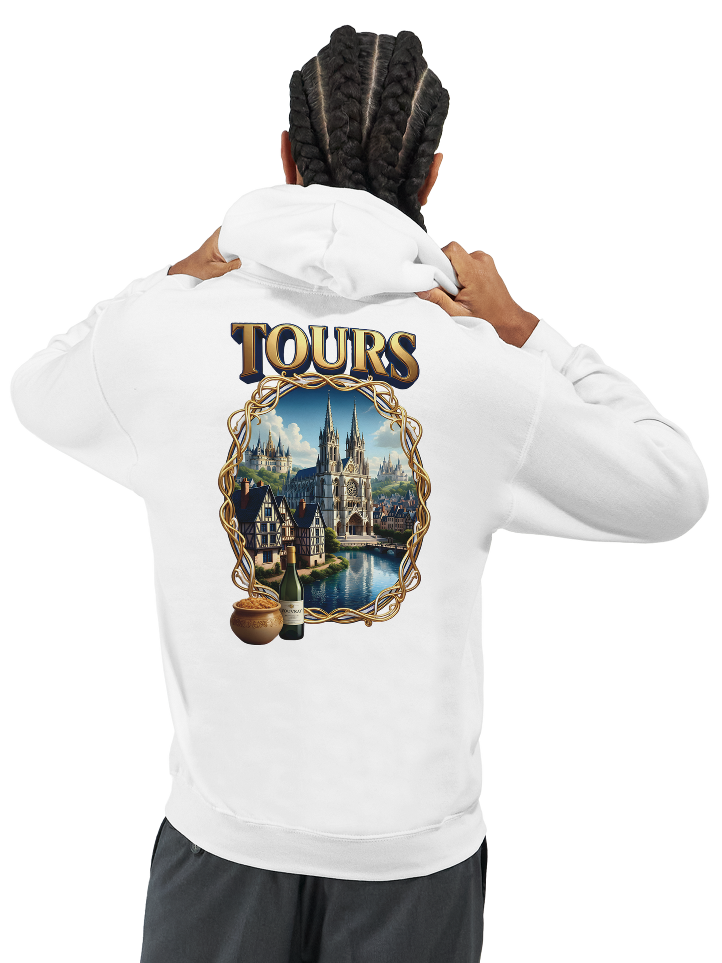 Unisex Tours city of France classic hoodie | Gildan® 18500