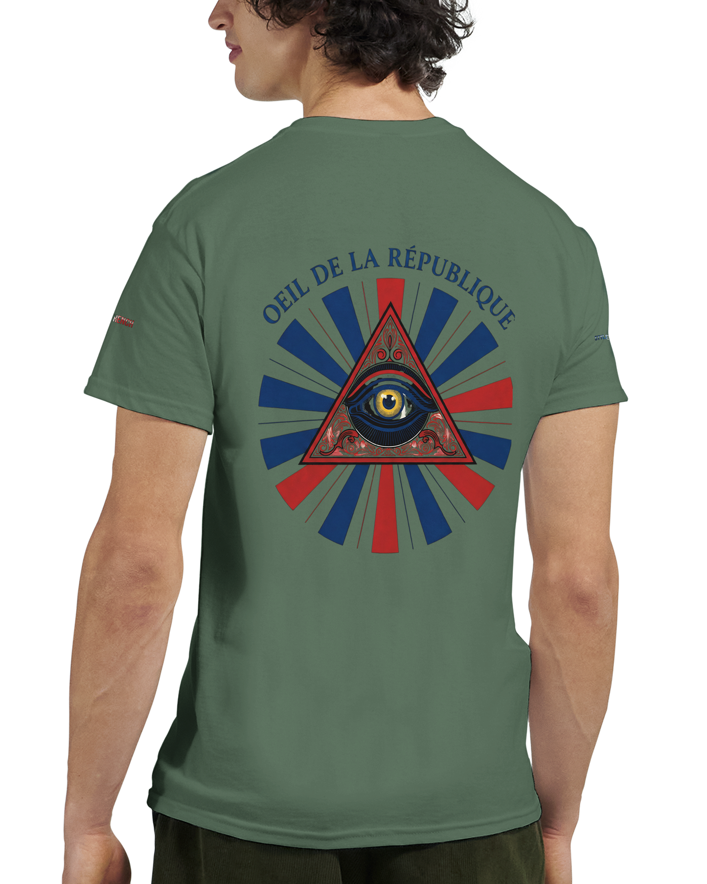 Men's Republic Eye T-Shirt Heavy Crewneck | Gildan® 5000