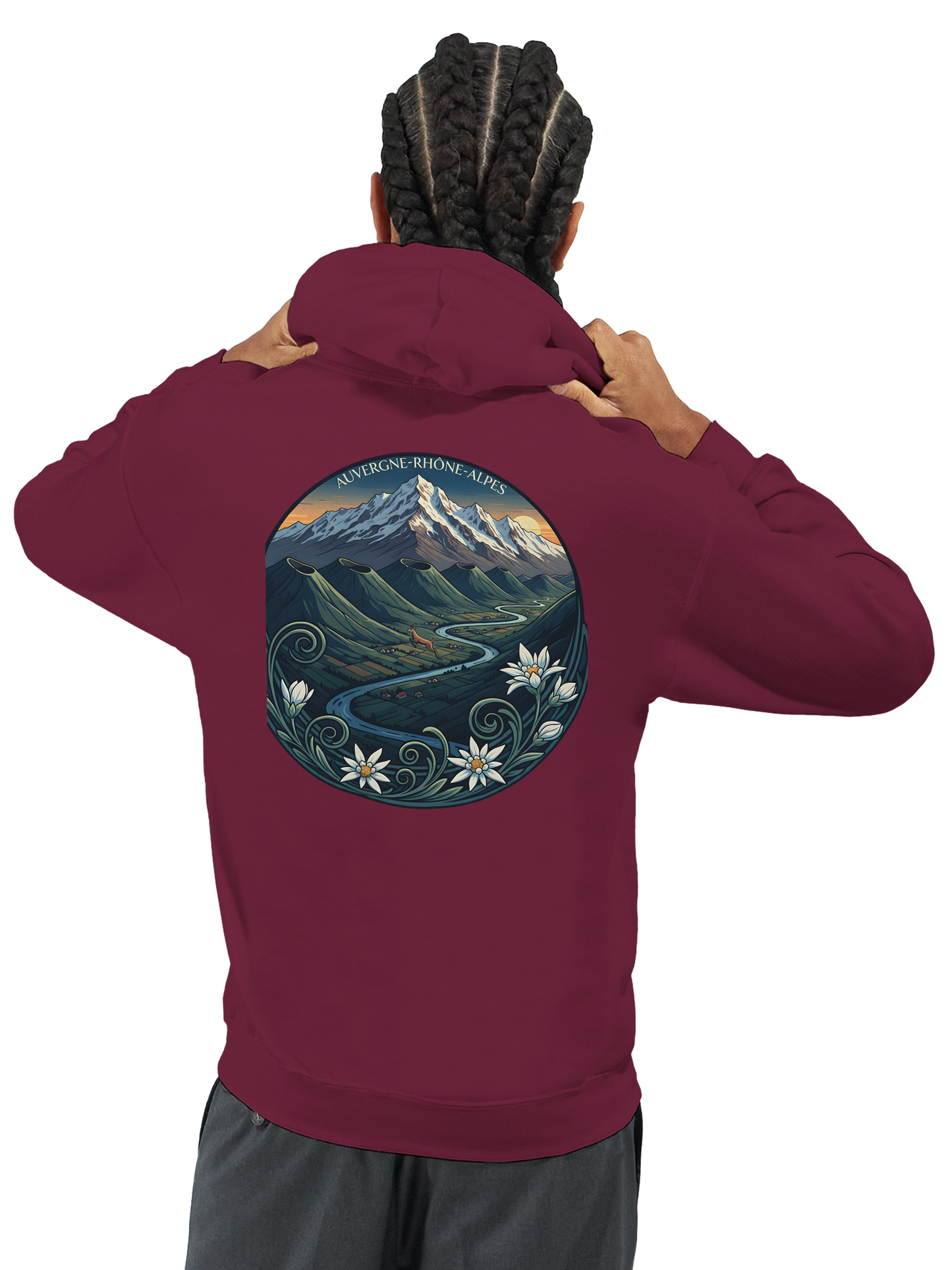 Klassischer Unisex-Kapuzenpullover Auvergne-Rhône-Alpes | Gildan® 18500