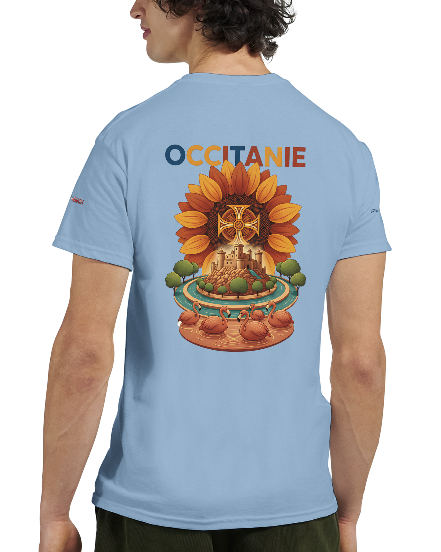 Unisex Occitania T-Shirt, dick, Rundhalsausschnitt | Gildan® 5000