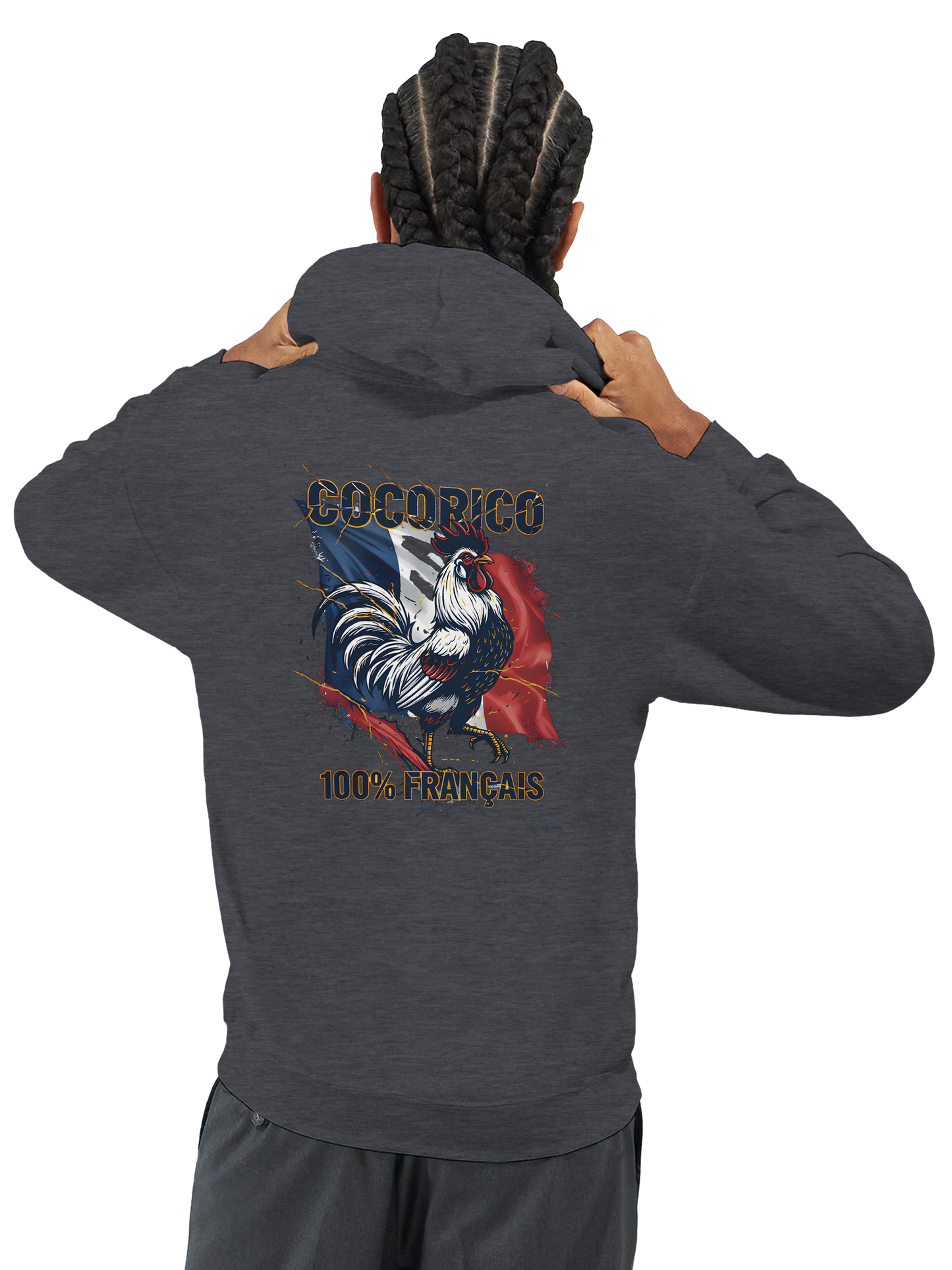 Cocorico Hoodie klassischer französischer Stil | Gildan® 18500